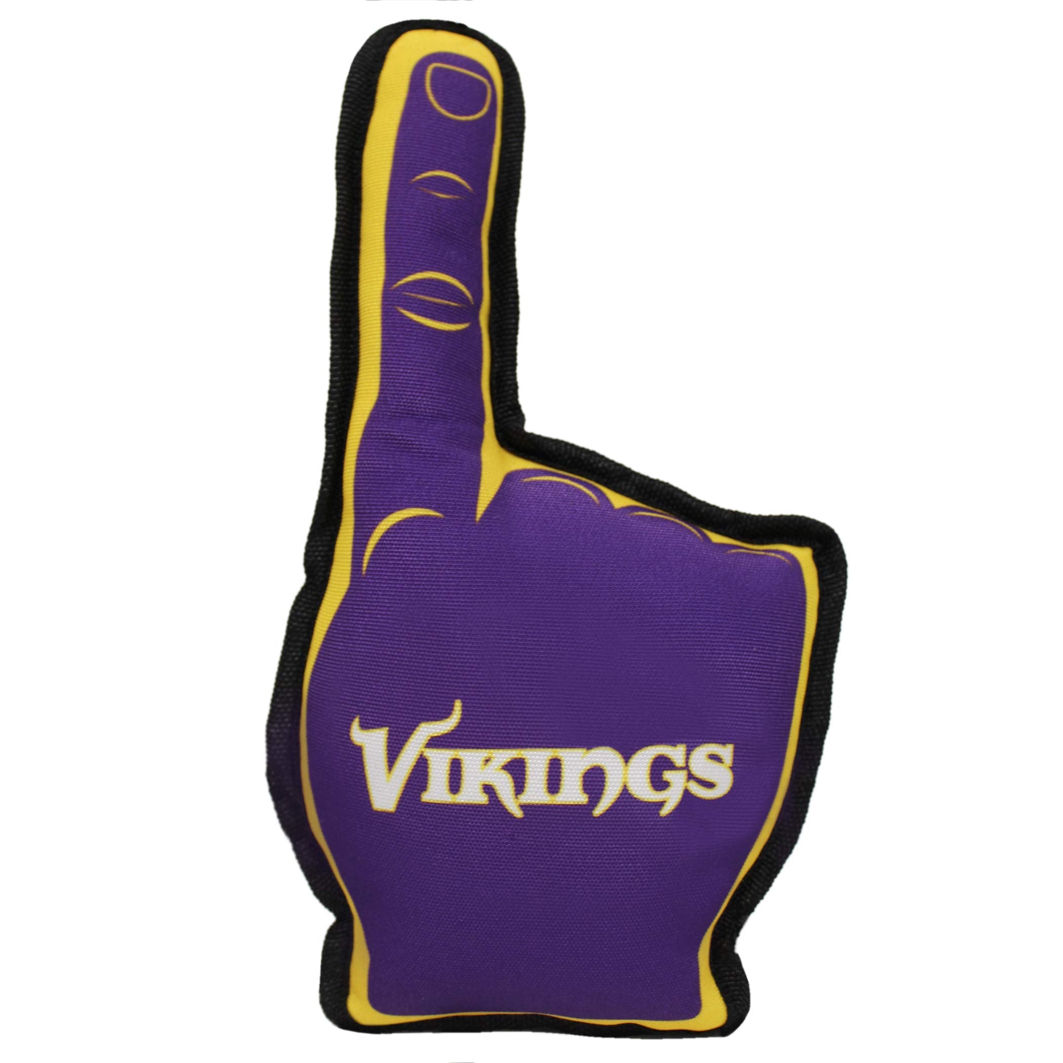 Nfl Minnesota Vikings #1 Fan Toy For Dogs & Cats. Best Tough Pet Toy With Inner Squeaker