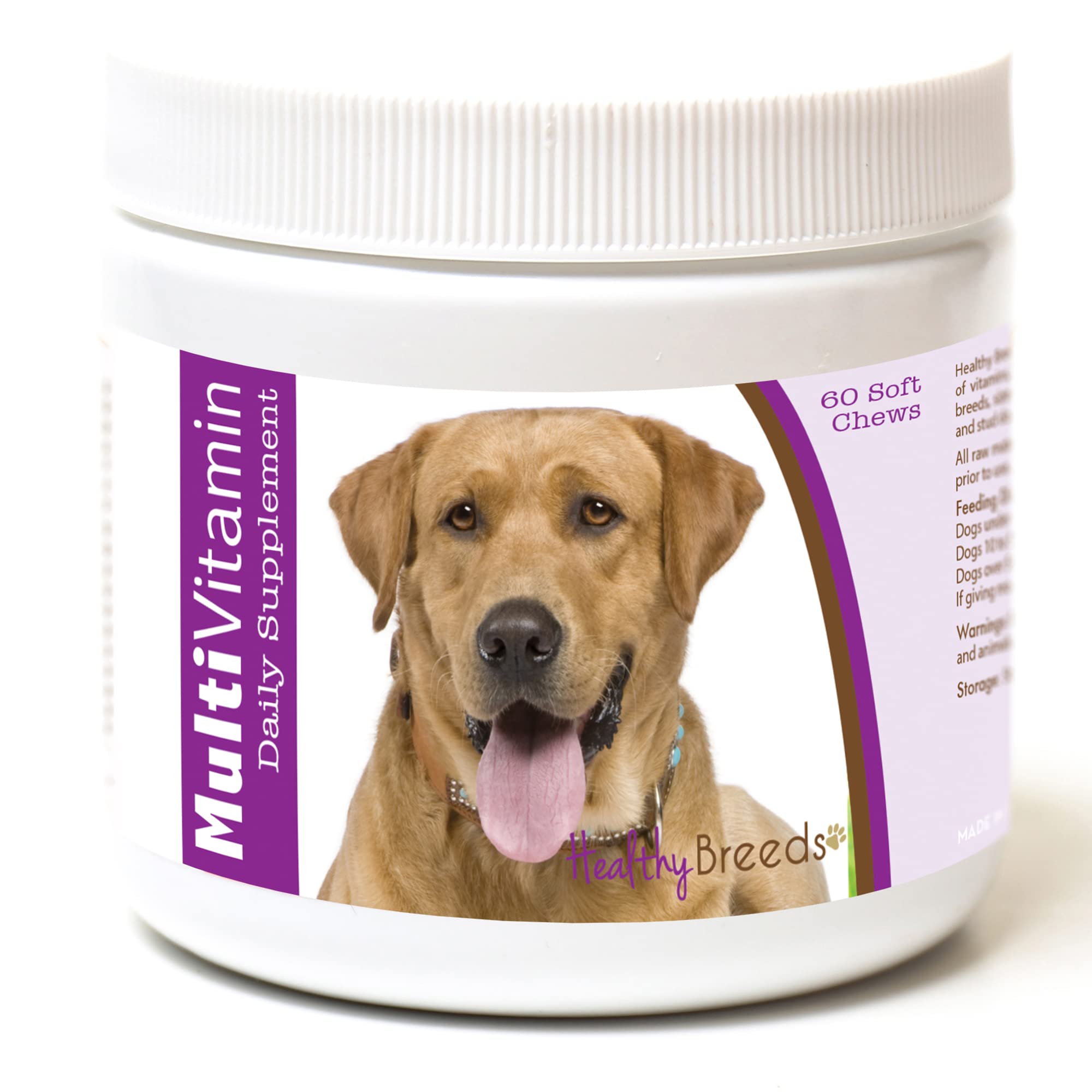 Healthy Breeds Labrador Retriever Multi-Vitamin Soft Chews 60 Count