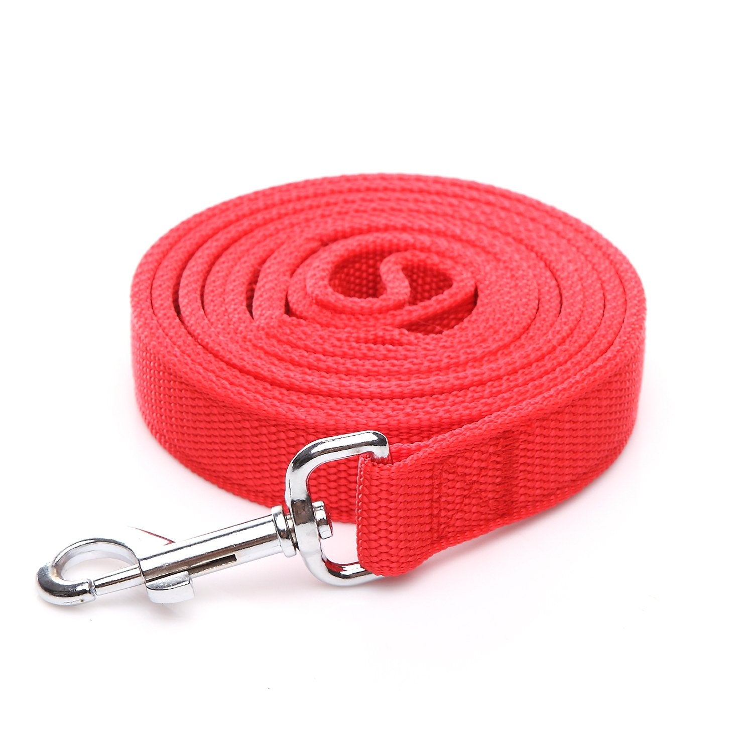 Nylon Dog Leash With 2-Layer, 4 Ft/ 6 Ft/ 7Ft Long, 1 Inch Wide For Medium Large Dogs