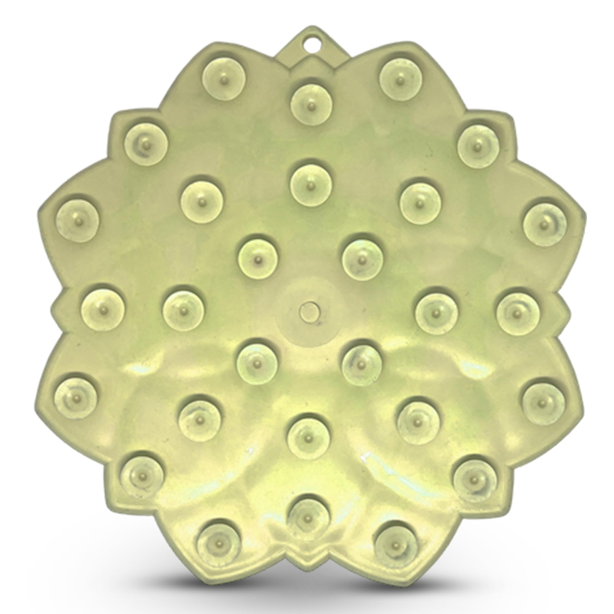 SodaPup Mandala Softie eTray -Durable Enrichment Feeder Made in USA, Non-Toxic, Pet-Safe, Food Safe Rubber for Mental Stimulatio