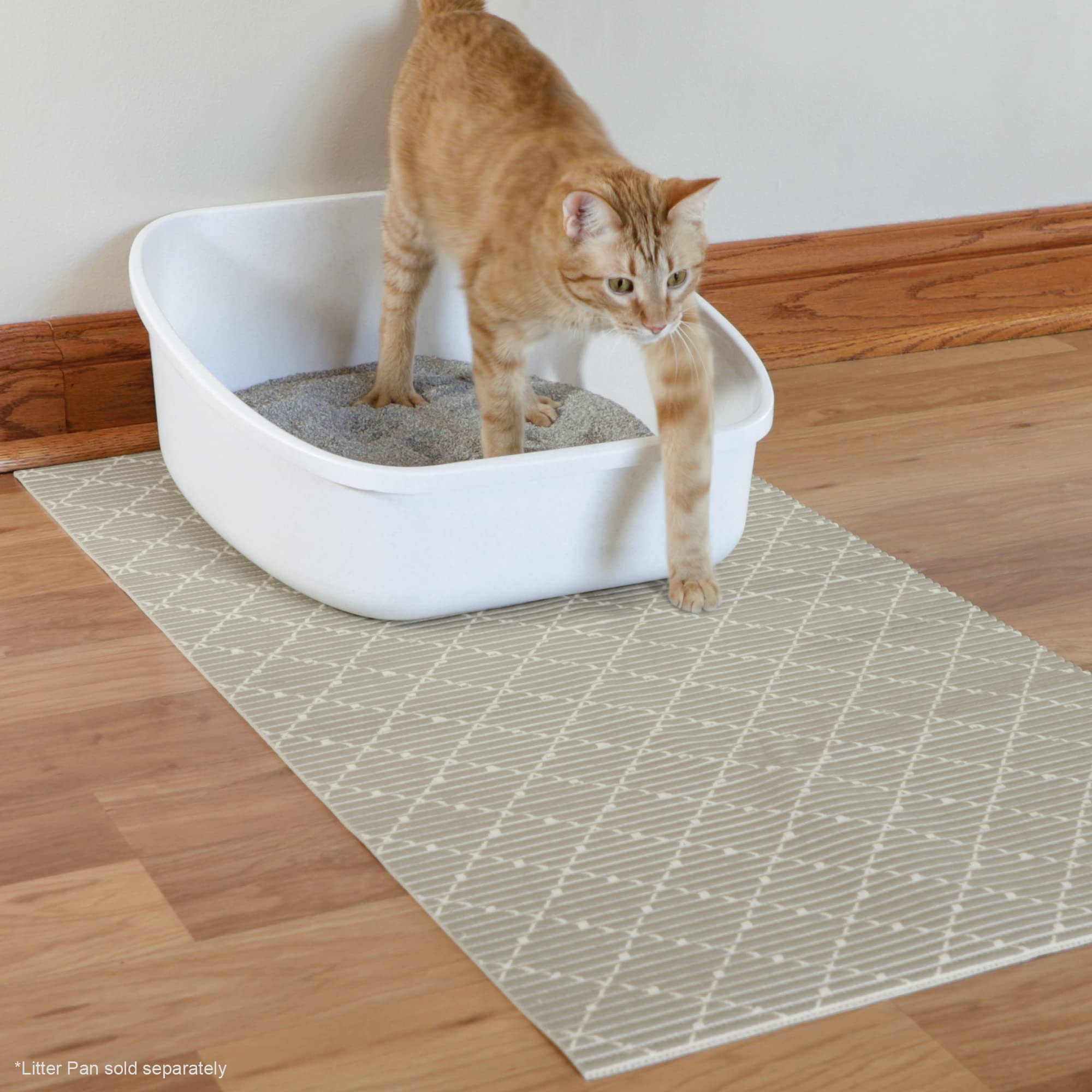 Kitty City Corrugate Cat Scratch Pad, Cat Non-Stick Litter Scoop, Cat Litter Mats, Cat Litter Box Kit, Cm-10311