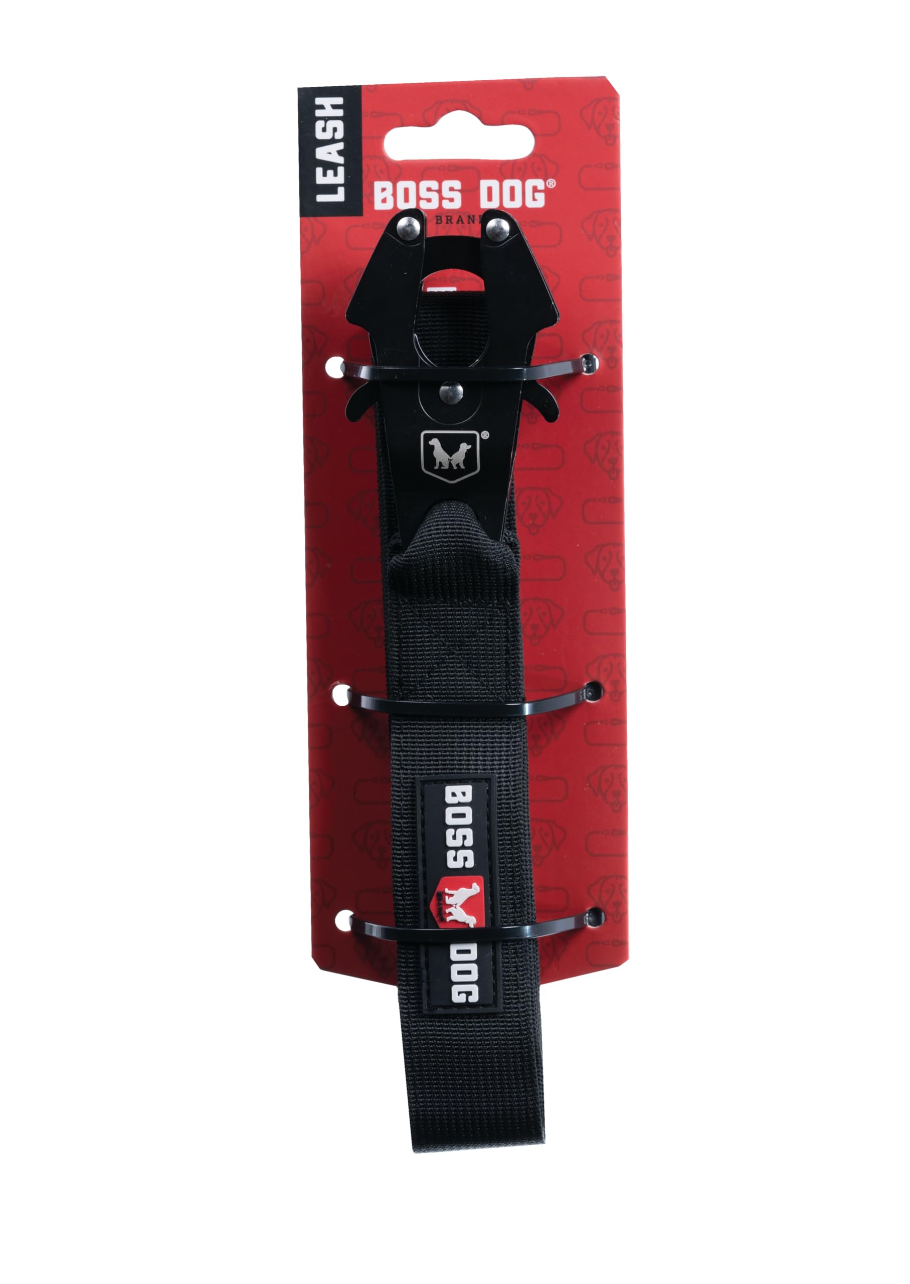 Boss Dog Tactical Leash, Black, 6 Ft