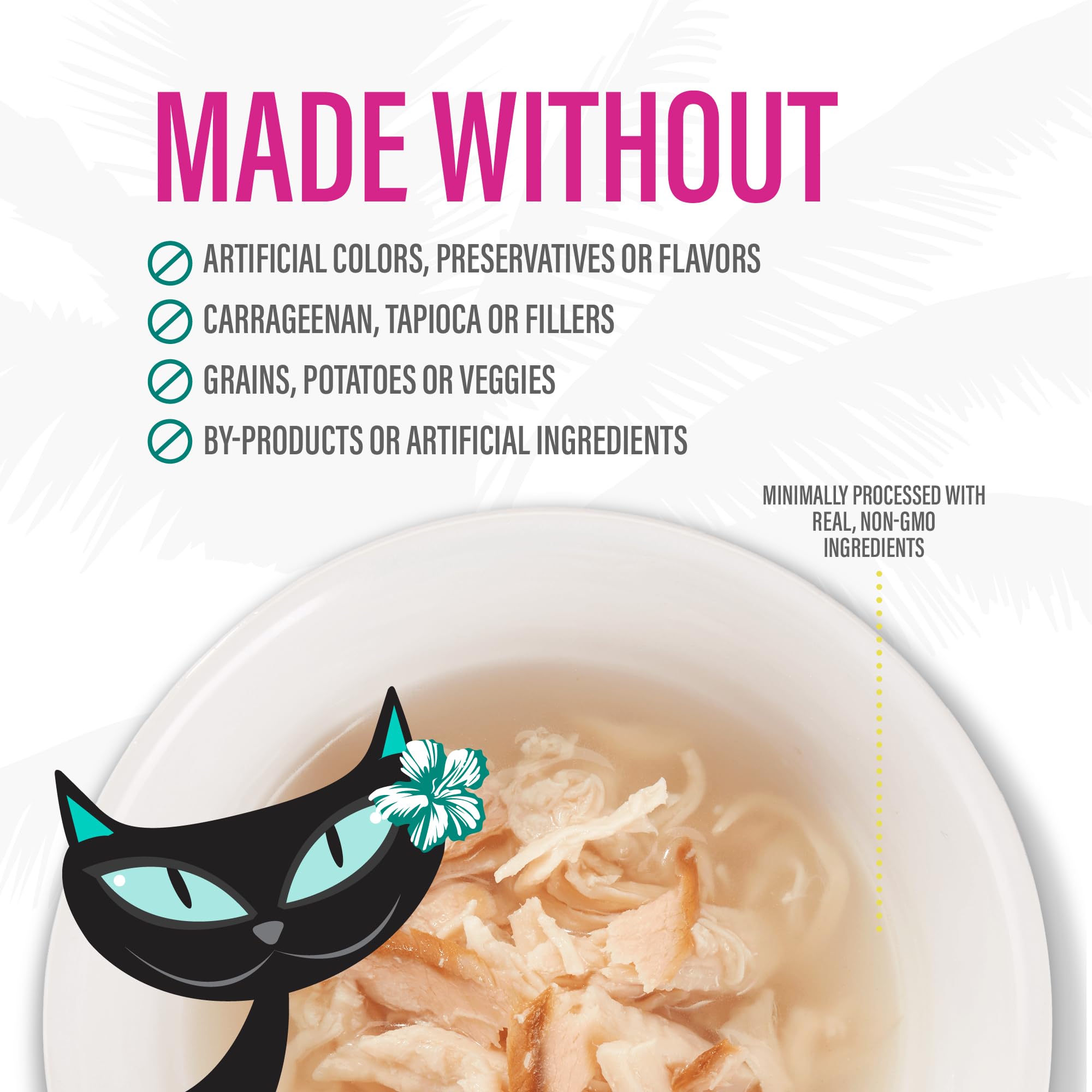 Tiki Cat Born Carnivore Complements Wet Cat Food Topper, Chicken & Salmon 2.1 oz. Pouch (12 Count)