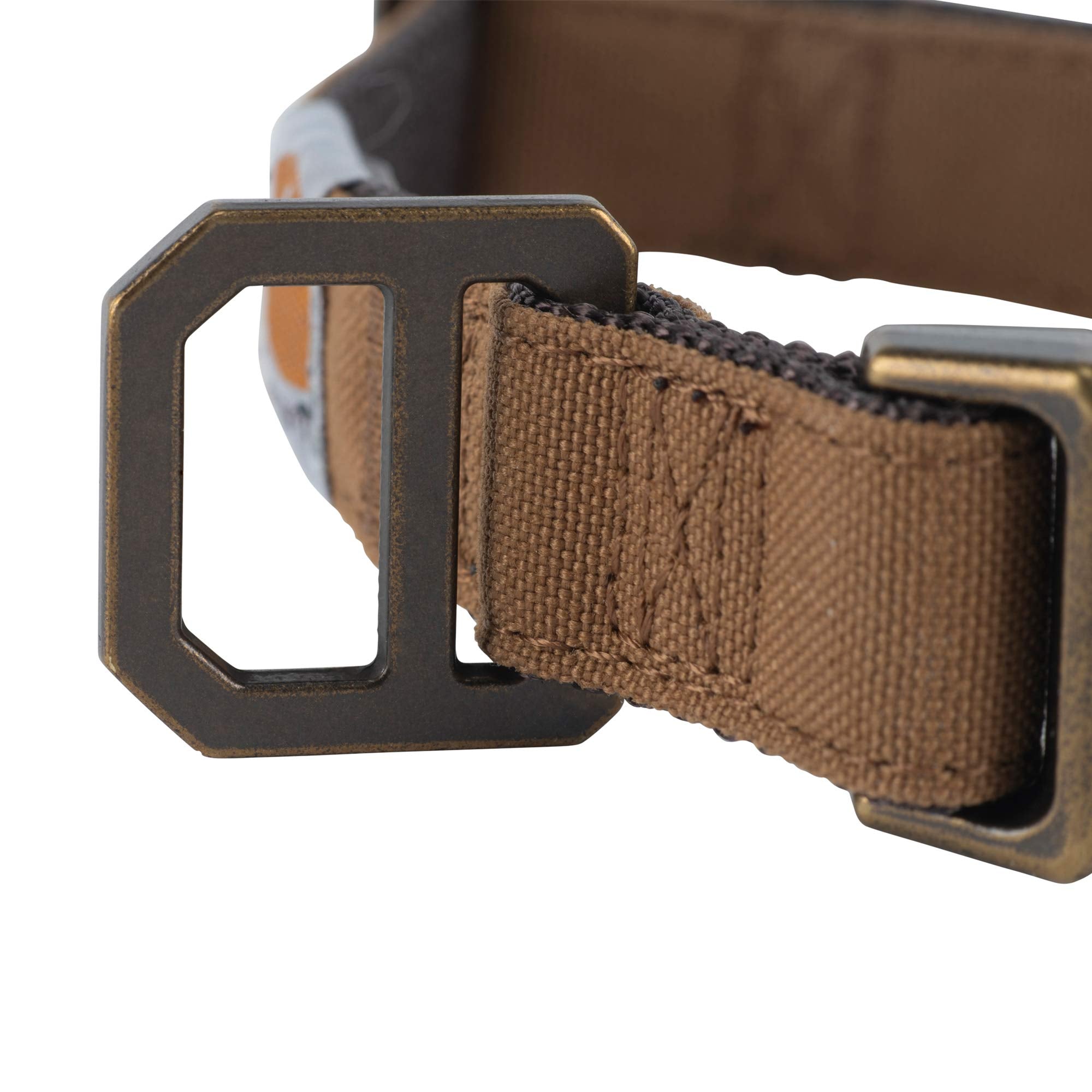 Carhartt Nylon Duck Dog Collar Carhartt Brown/Dark Brown Large