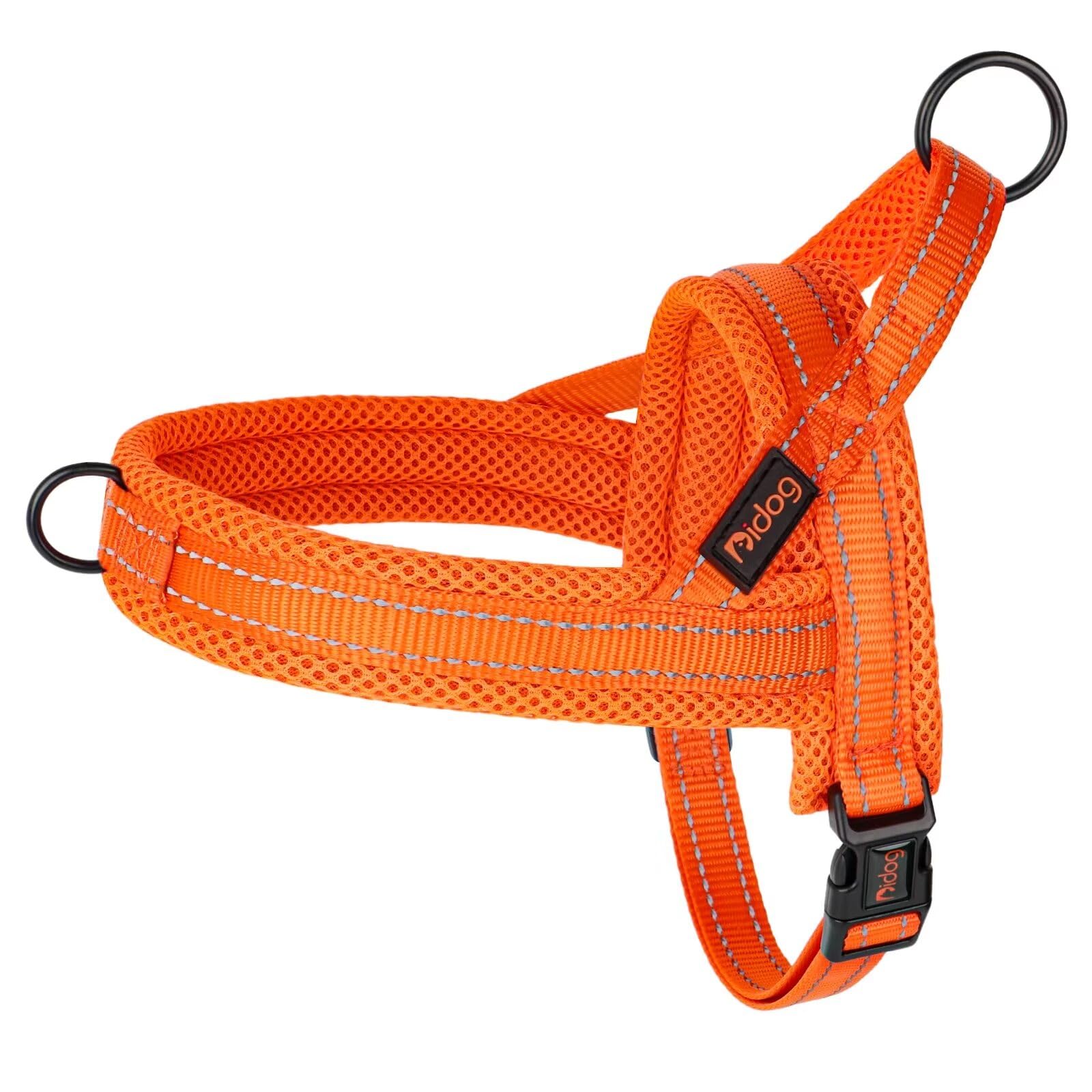 Didog Soft Mesh Padded Dog Vest Harness,Escape Proof/Quick Fit Reflective Dog Strap Harness, Easy For Training Walking (S:Chest 
