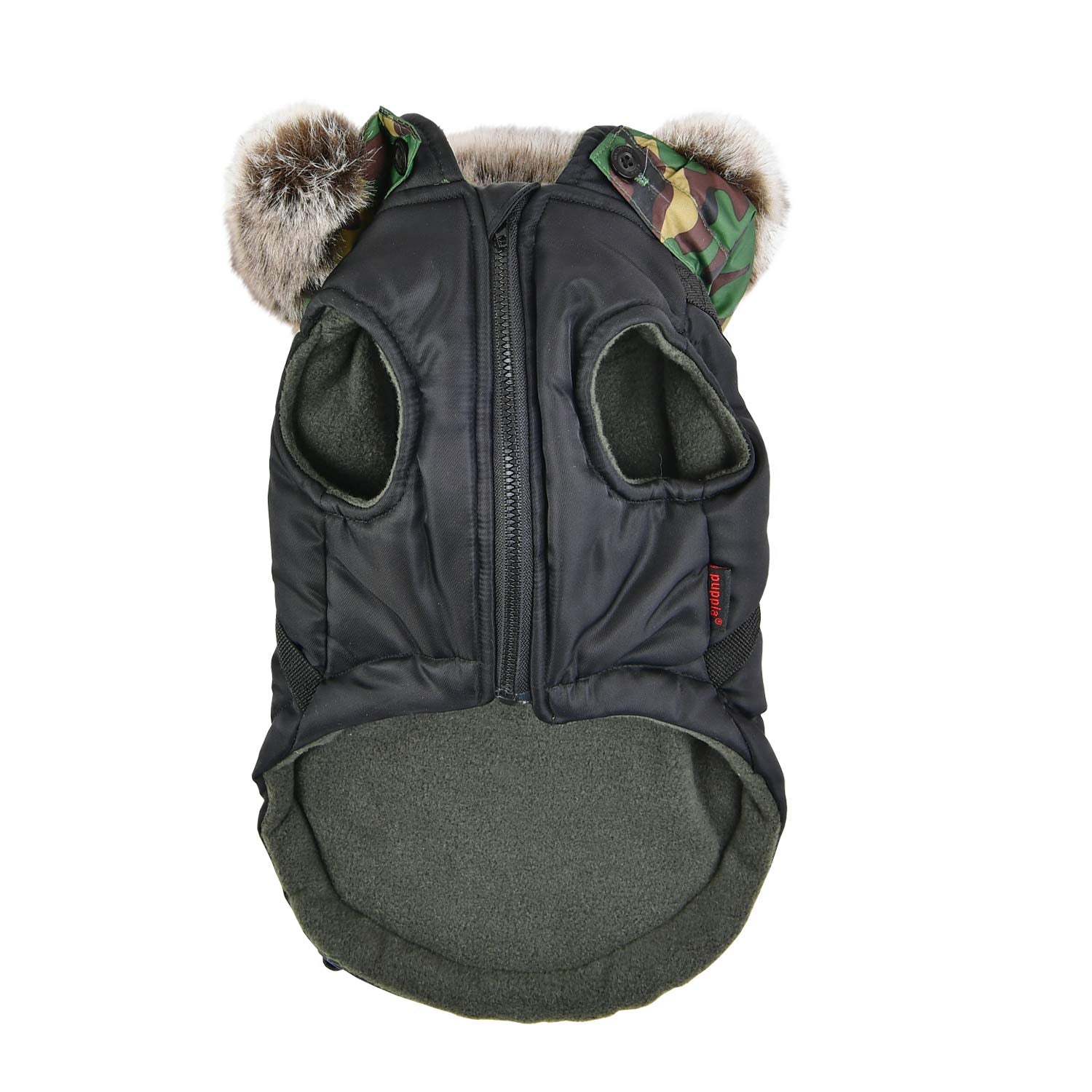 Puppia Orson Dog Coat - Black - Xl