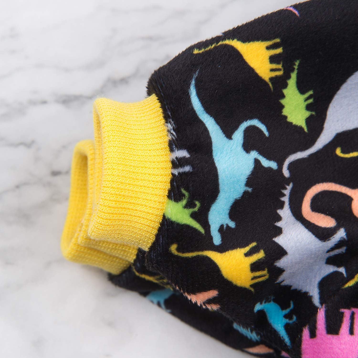 Cutebone Dog Pajamas Dinosaur Dog Apparel Dog Jumpsuit Pet Clothes Pjs P26M
