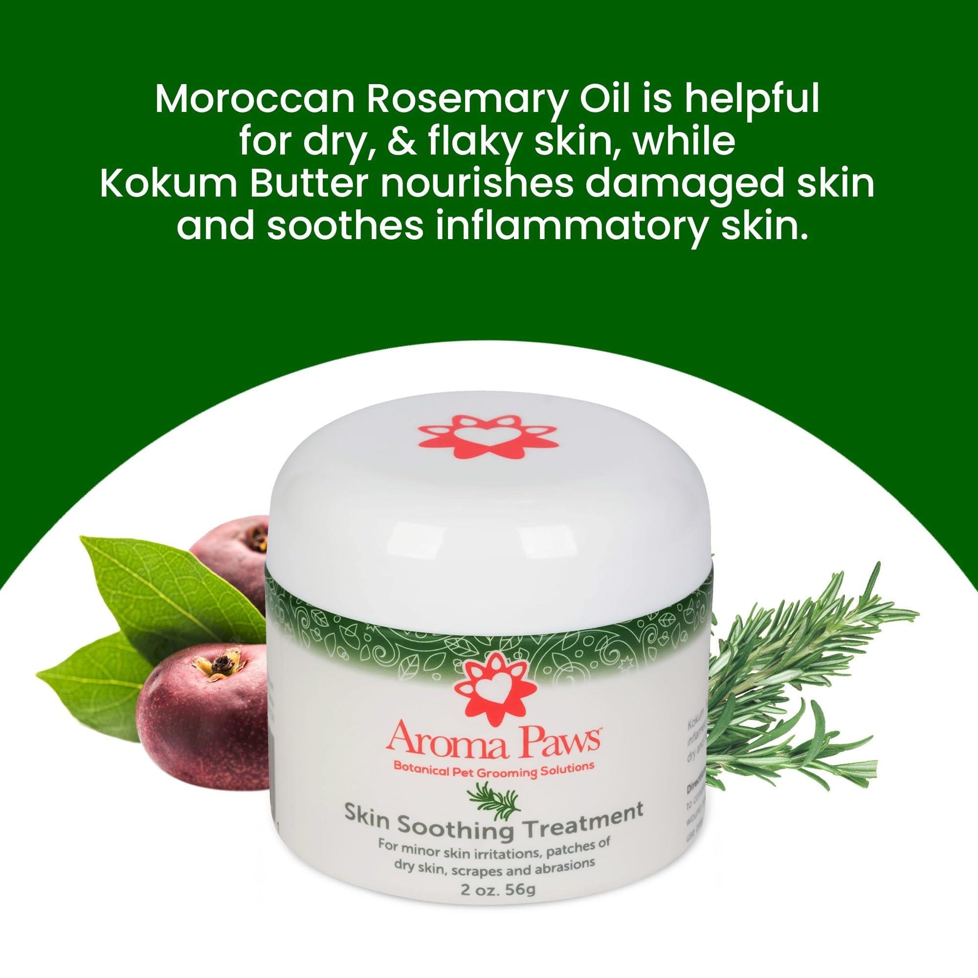 Aroma Paws Dog Skin Soothing Treatment - Dog Skin Moisturizer To Heal And Soothe Dry, Flaky, Inflamed, And Damaged Skin - Skin S