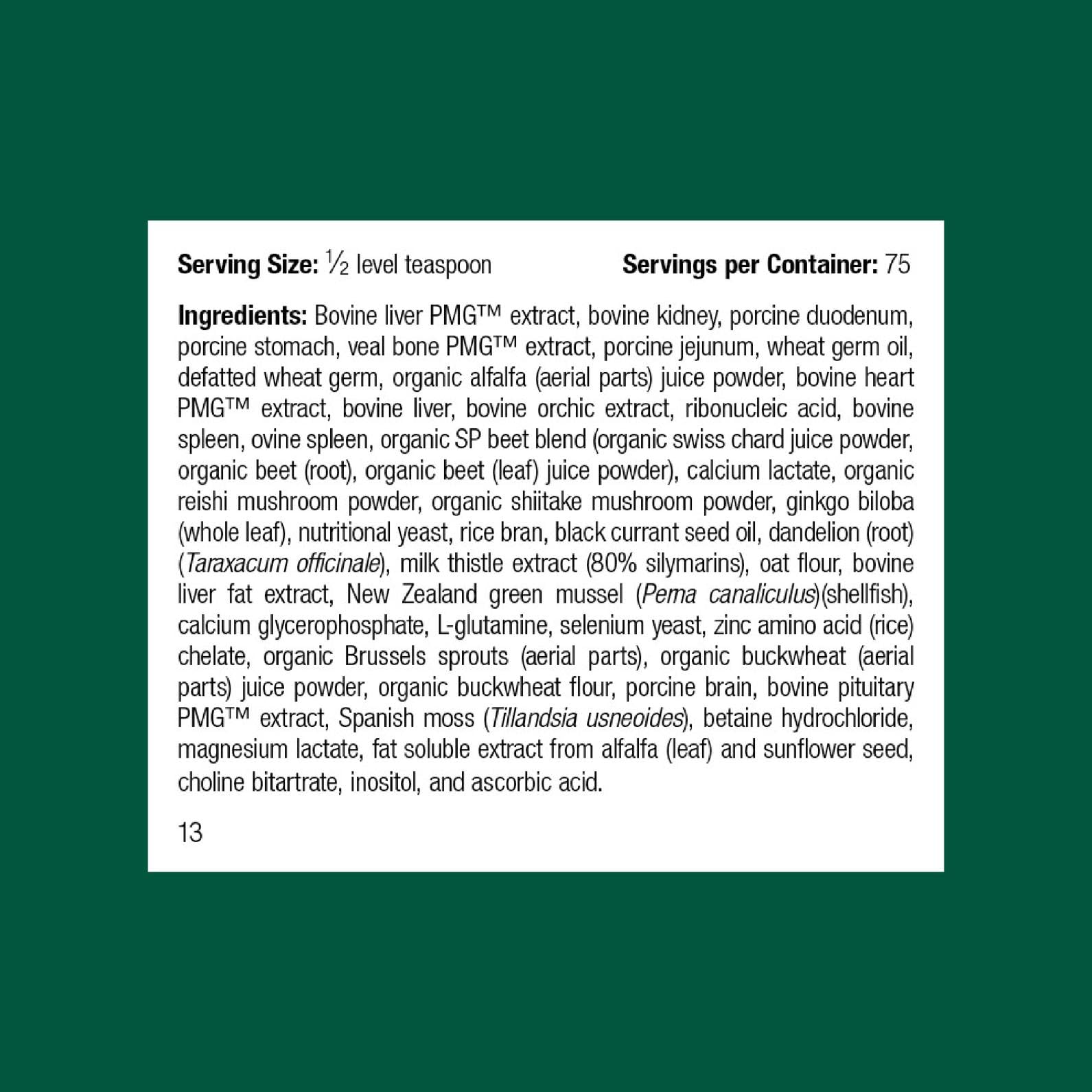 Standard Process Canine Hepatic Support - Dog Supplement to Aid Liver Health - Hepatic Immune Function & Liver Metabolism Suppor