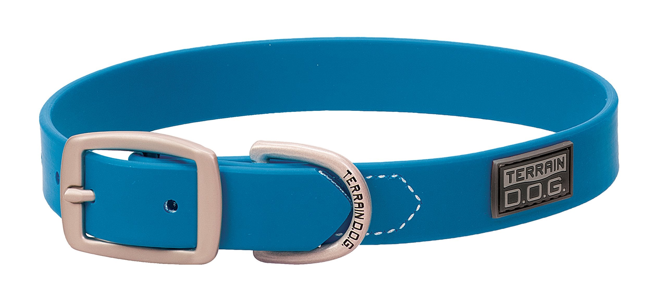 Terrain D.O.G. Brahma Webb Dog Collar, 23'' X 1'', Hurricane Blue