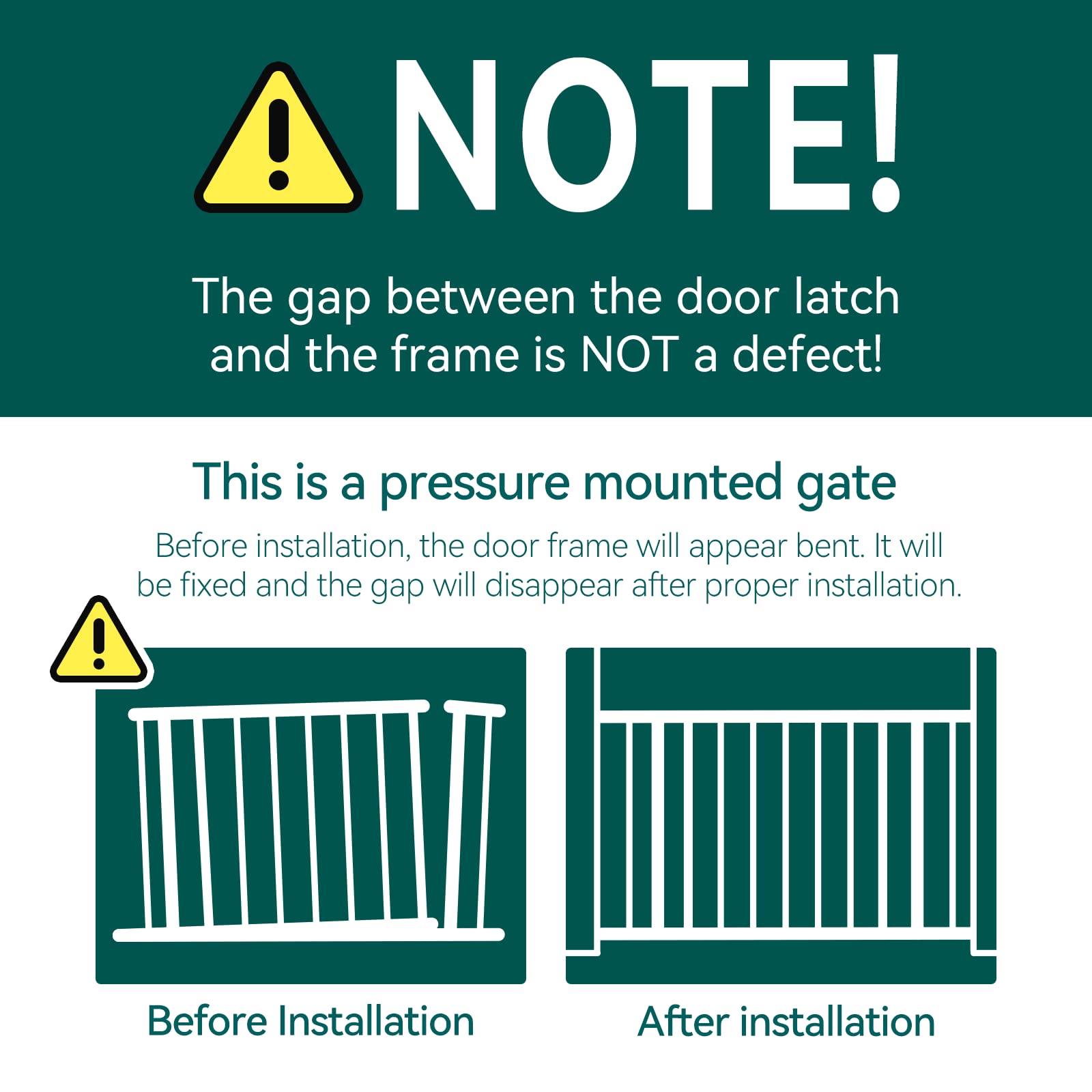 Babelio Metal Baby Gate, 29-48?Auto Close Easy Install Pet Gate, Extra Wide Walk Thru Child Safety Gate, Pressure Mounted Dog Gate For Doorways & Stairs, With Y Spindle Rods, White