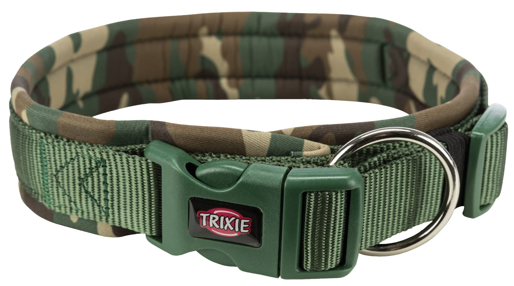 Trixie Premium Collar With Neoprene Padding, Extra Wide, Softline Elegance Collar For Dogs, Fully Adjustable Collar, StrainReli