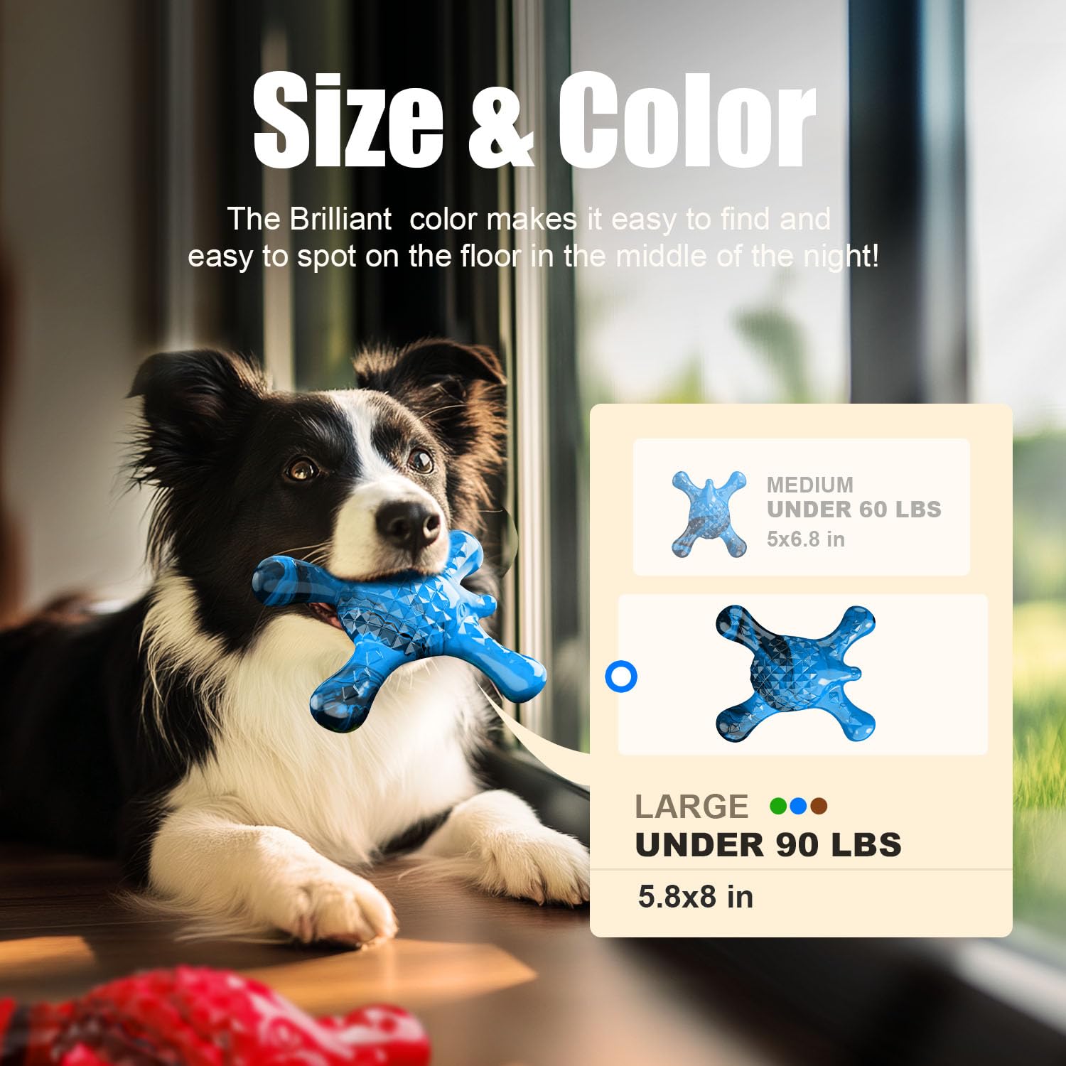 Ouilter Dog Toys For Aggressive Chewers, Nylon Indestructible Toy For Medium Large Dogs, Hedgehog-Shaped Chew Toys With Bacon Fl