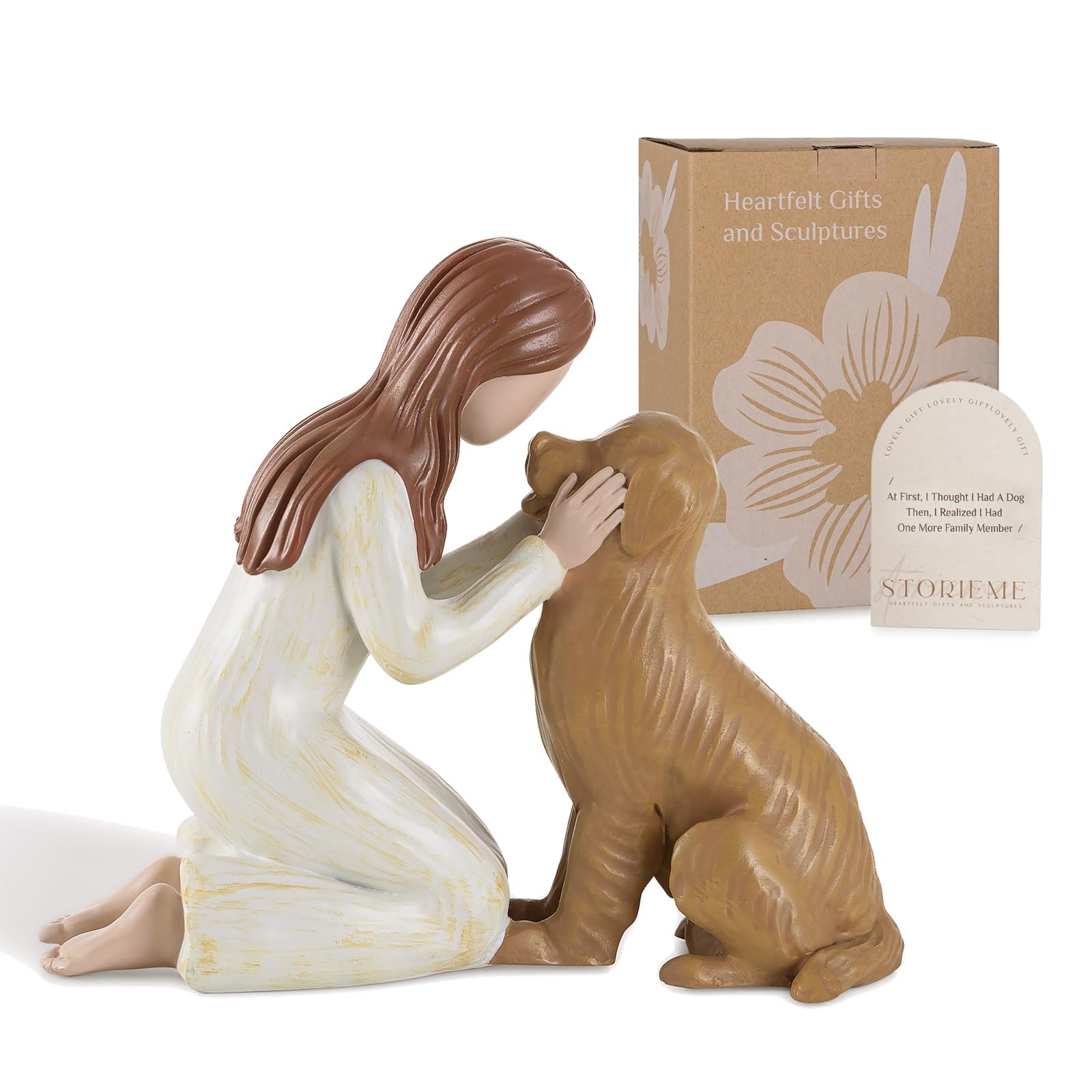 Storieme Golden Retriever Figurines For Women: Dog Memorial Gifts For Loss Of Dog - Pet Bereavement Remembrance Gift For Dogs Lo