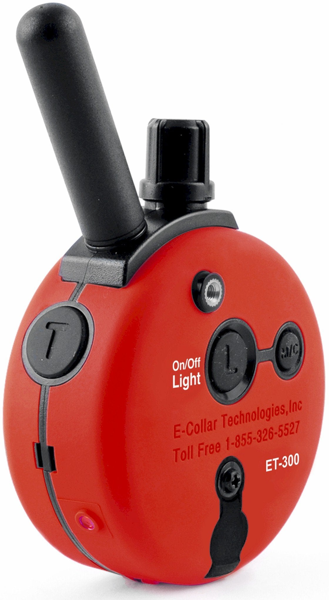 Educator Dog Training Pager PG-300, 100 Levels, Waterproof Biothane Collar, 1 Dog, Red