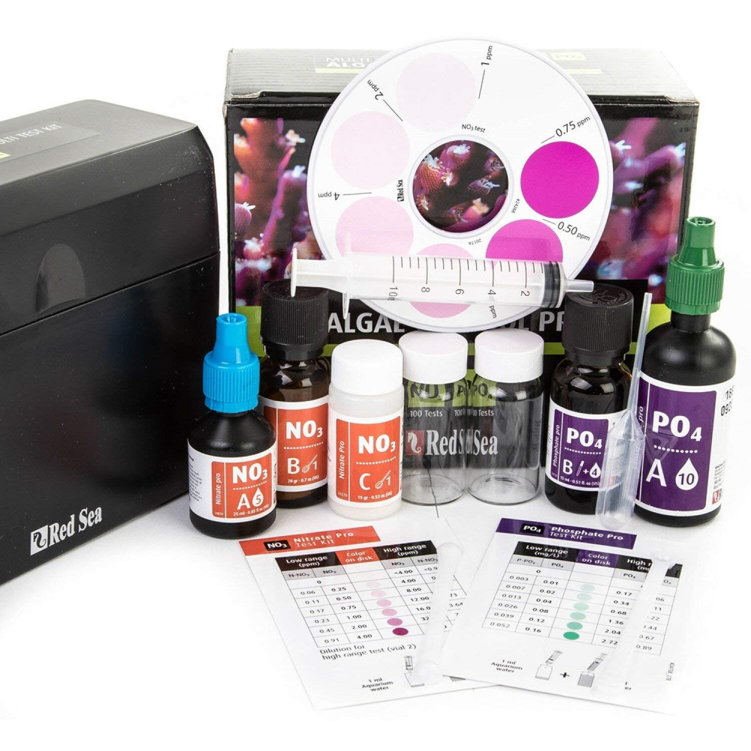 Red Sea Reef Care Algae Control Test Kit - Nitrate & Phosphate - 100 Tests