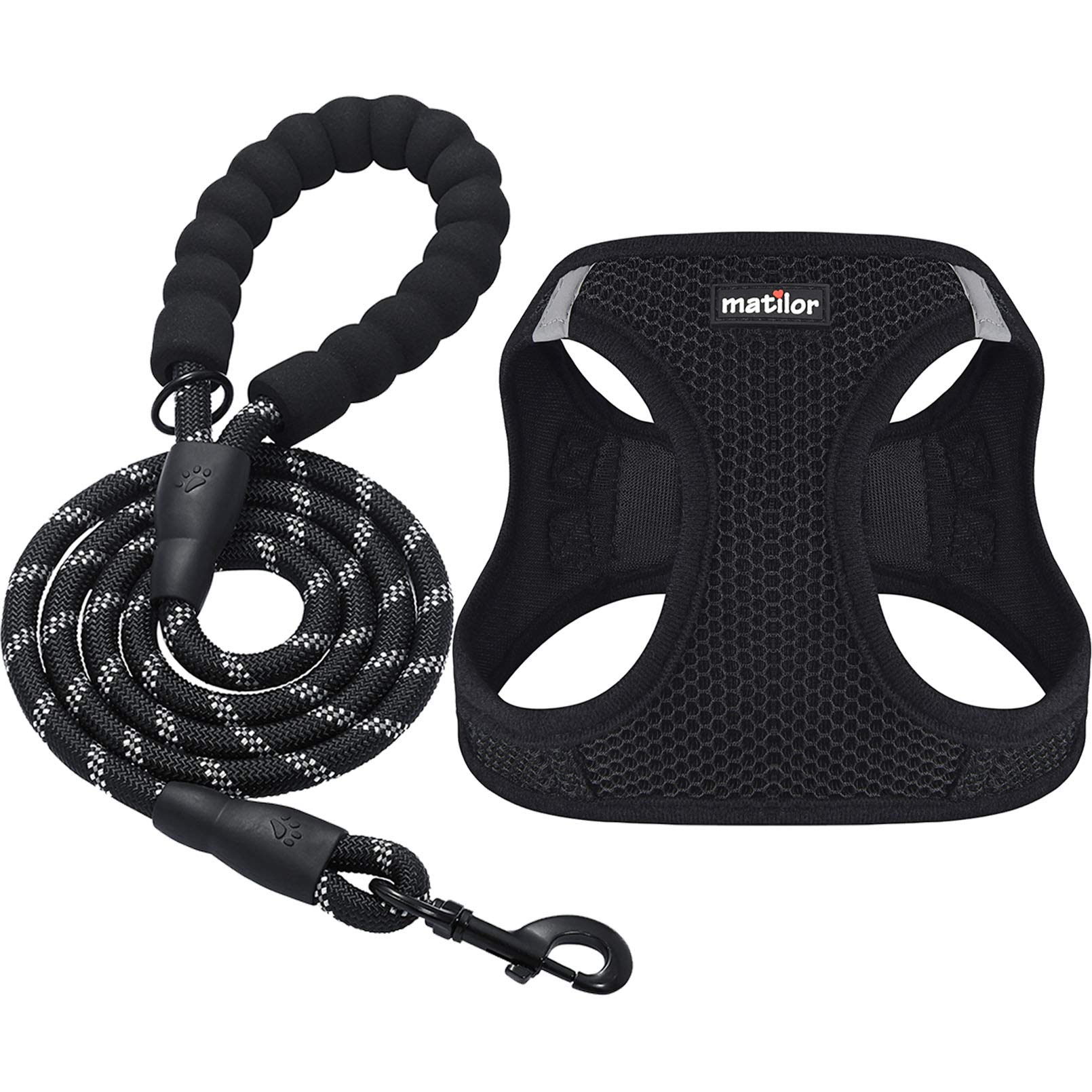 Matilor Dog Harness Step-In Breathable Puppy Cat Dog Vest Harnesses For Small Medium Dogs