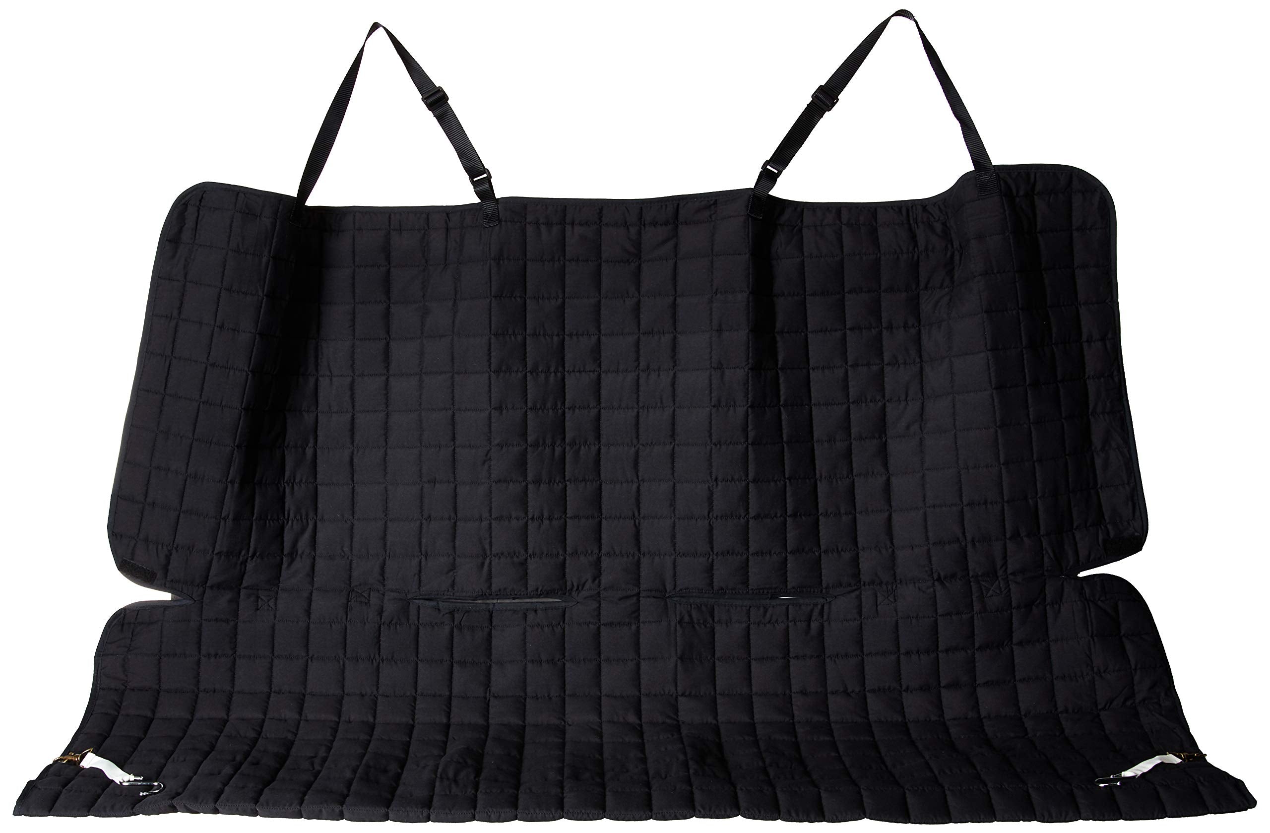 Elegant Comfort Quilted%100 Waterproof Premium Quality Bench Car Seat Protector Cover (Entire Rear Seat) for Pets  Ties to Stop