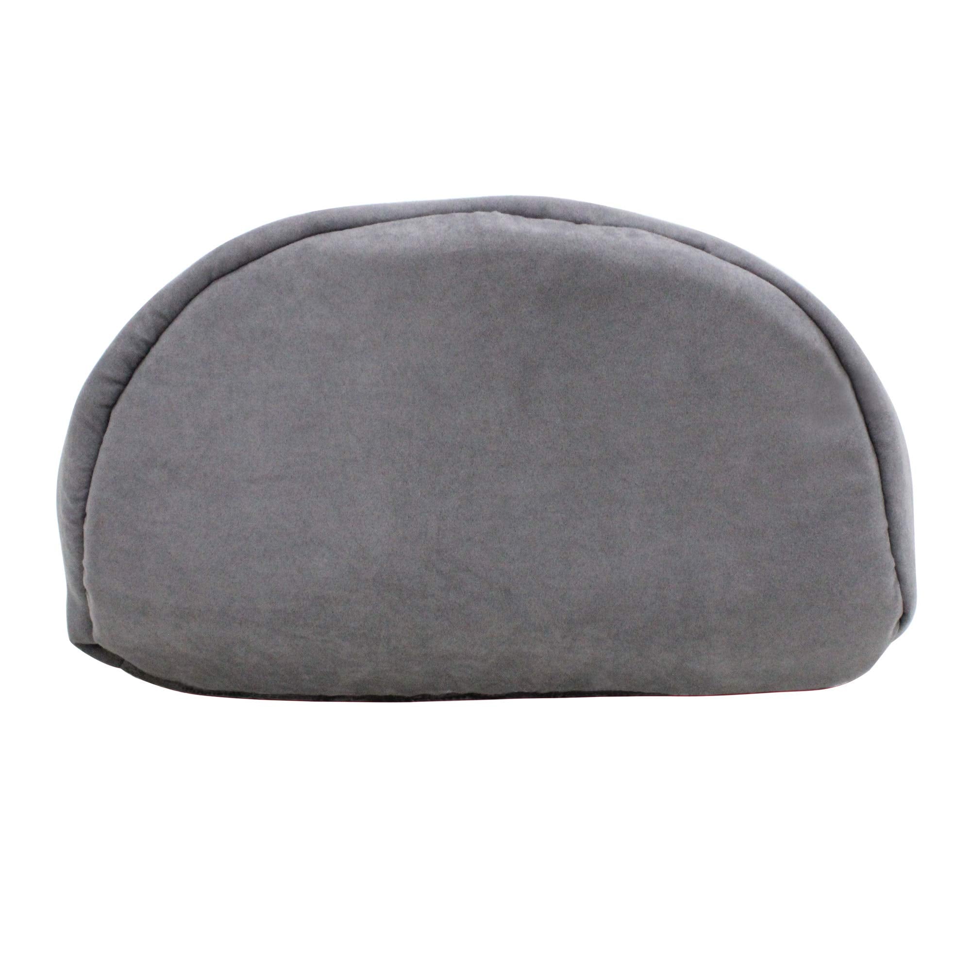 Goopaws 4 In 1 Self Warming Burrow Cat Bed, Pet Hideway Sleeping Cuddle Cave (Gray)