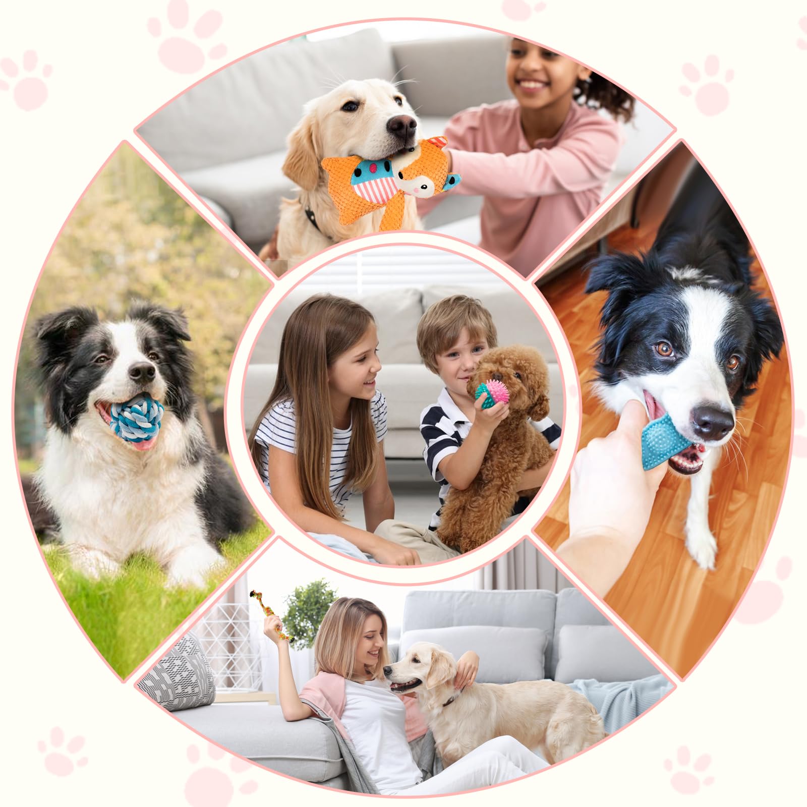 Sxkjjc Dog Toys For Puppies 18Pack, Puppy Teething Toys, Dog Toys To Keep Them Busy, Interactive Dog Toys For Boredom, Dog Toy Pack For Puppies And Small Dogs, Dog Gift Basket Puppy Starter Kit