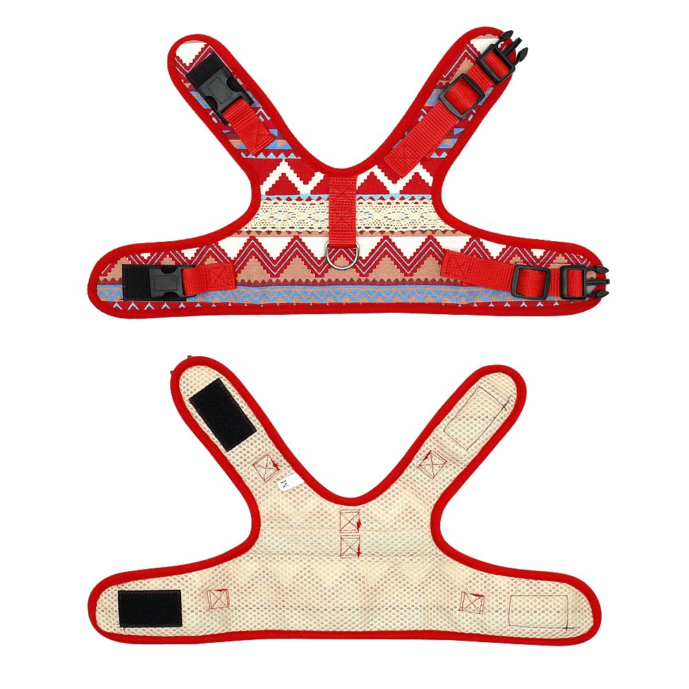 Muttitude Dog Harness & Leash Set For Small Breeds (Small, Adobe)