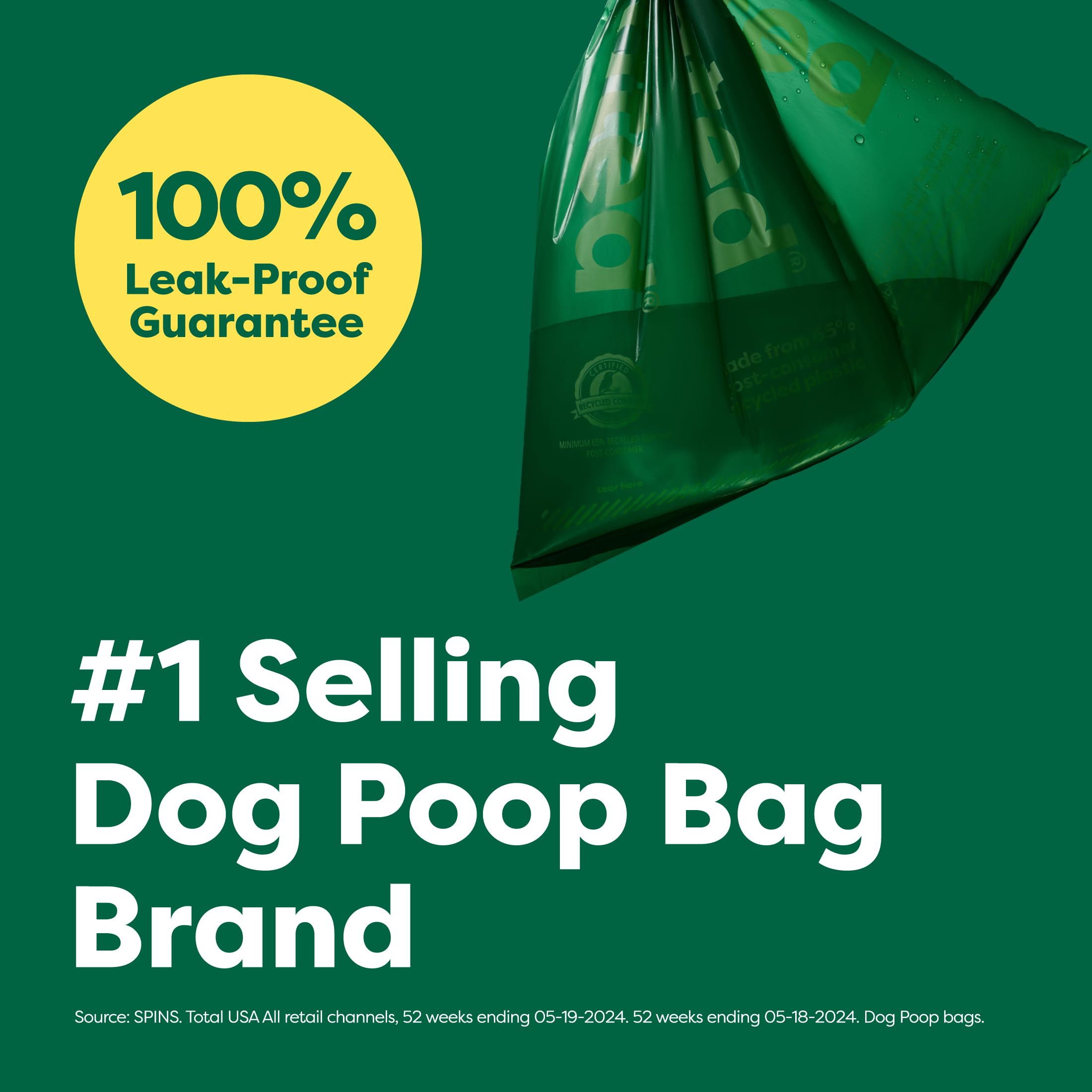 Earth Rated Dog Poop Bags Value Pack, Leak-Proof And Extra-Thick Pet Waste Bag For Big And Small Dogs, Refill Rolls, Lavender Scented, 600 Count