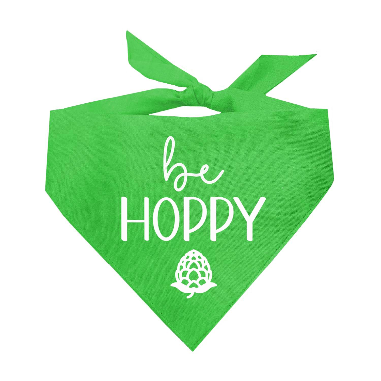 Be Hoppy Brewery Beer Lover Dog Bandana (Lime Green, Xs 217)