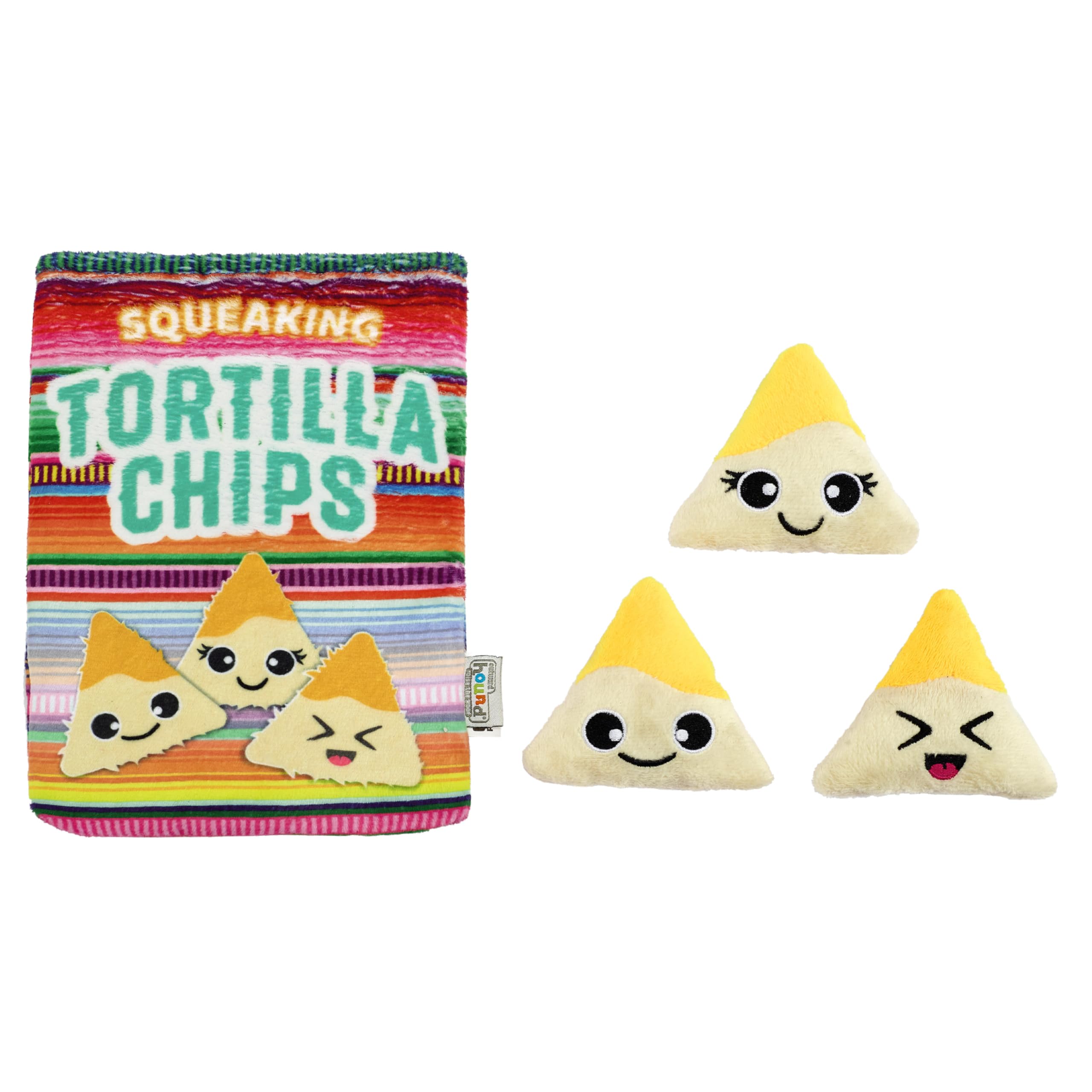 Outward Hound Snack Bag Tortilla Chips Puzzle Squeaky Dog Toys