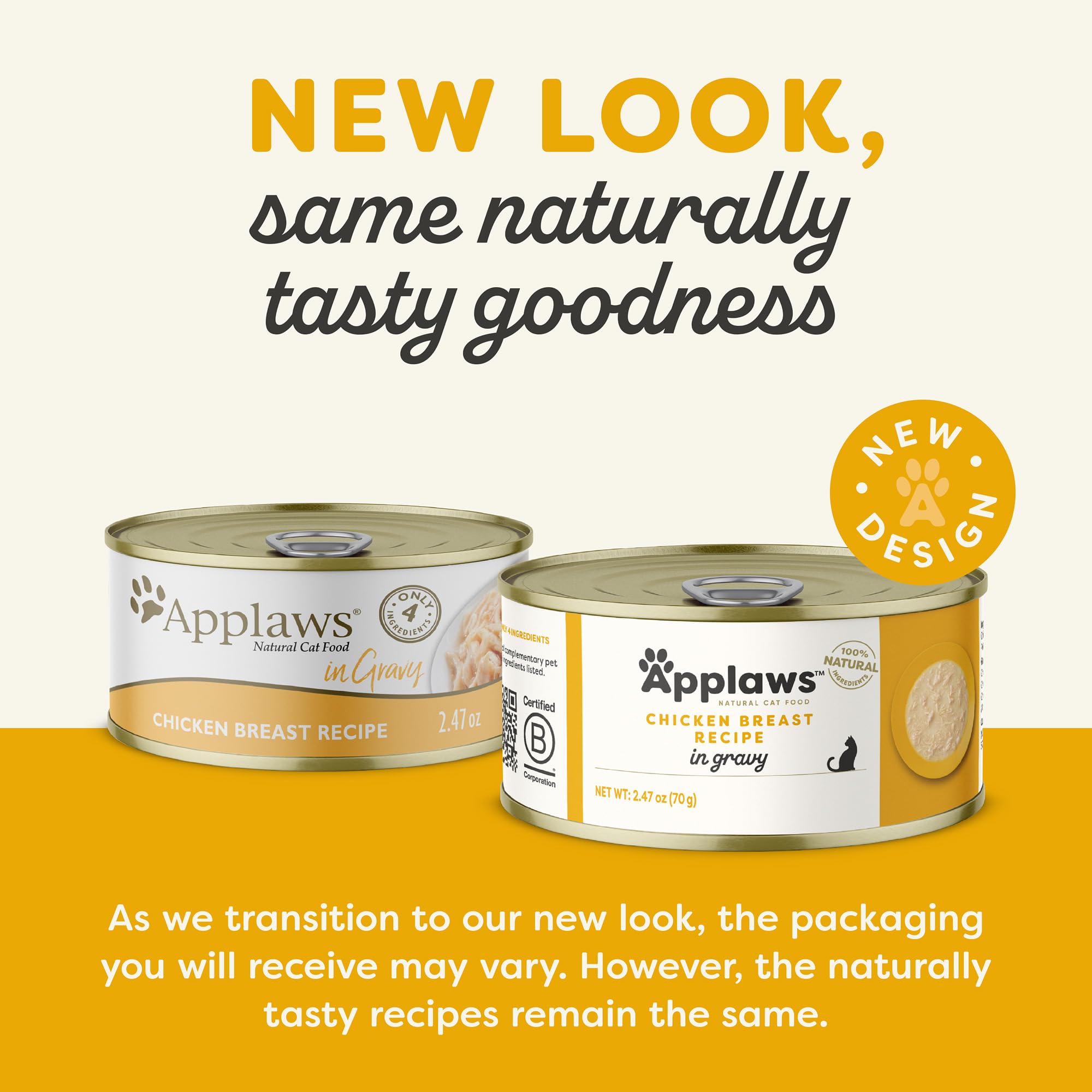 Applaws Natural Wet Cat Food, Made with Limited and Natural Ingredients, High Protein with No Artificial Additives or Fillers, C