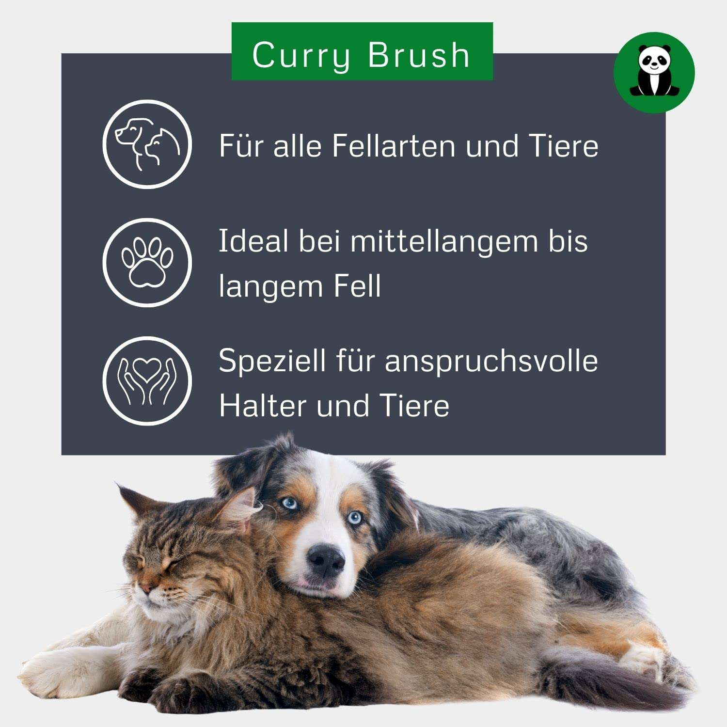 Alcott Bamboo Groom Curry Brush With Rubber Bristles For Pets,Brown