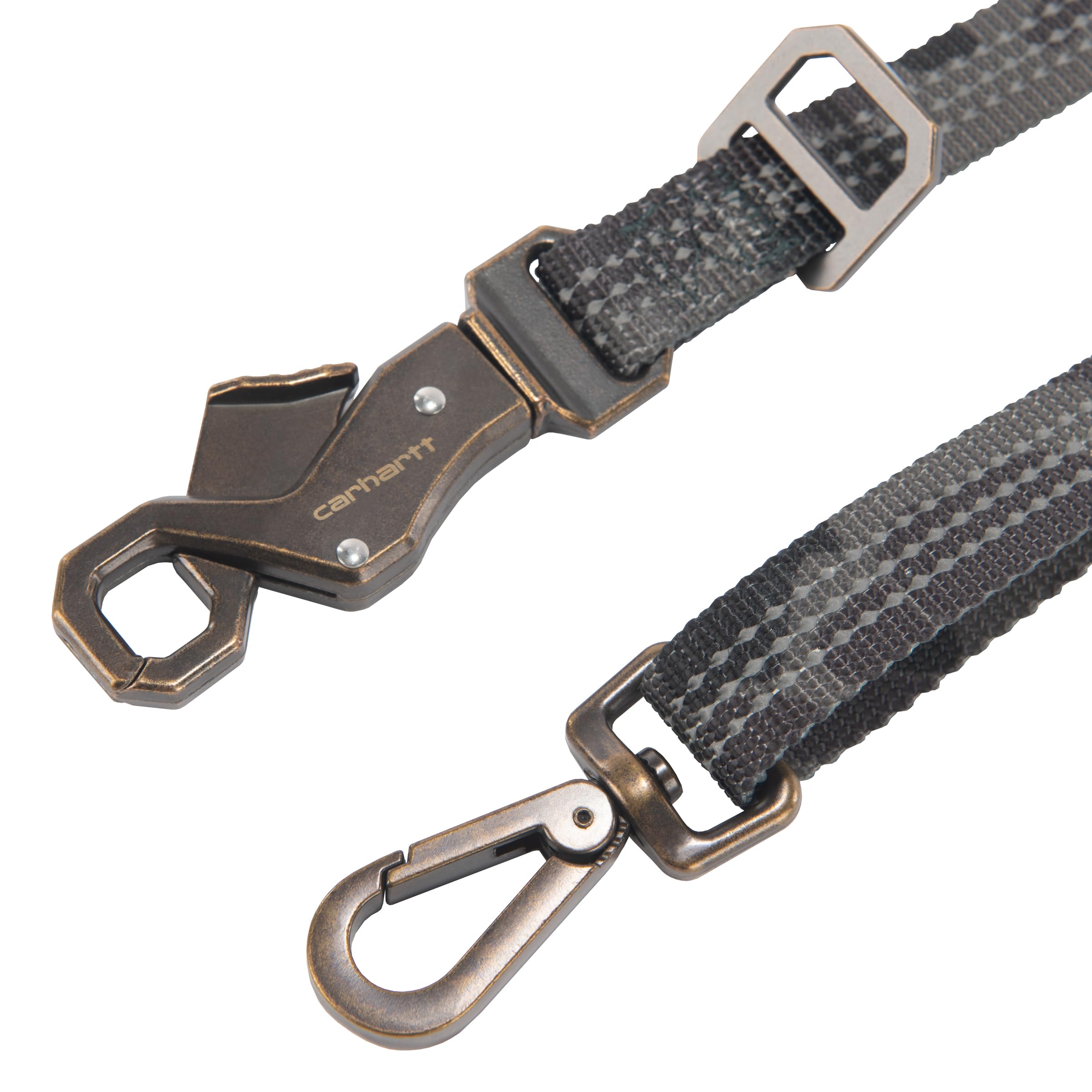 Carhartt Pet Durable Nylon Webbing Leashes For Dogs, Reflective Stitching For Visibility, Duck Camo Tarmac, Small