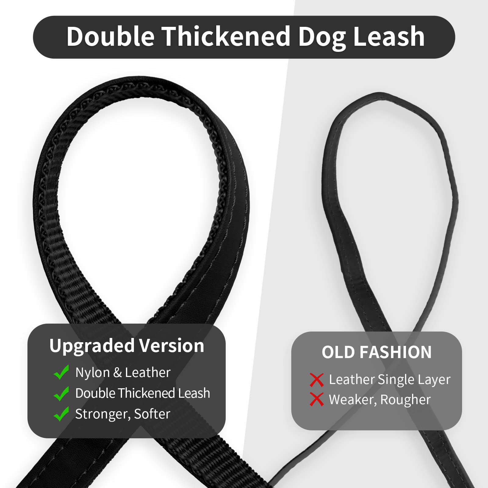 Epesiri Golden Spike Collar For Dogs, Gold Spiked Dog Collar, Durable Pu Leather Studded Dog Collar With Leash, Funny Mushrooms