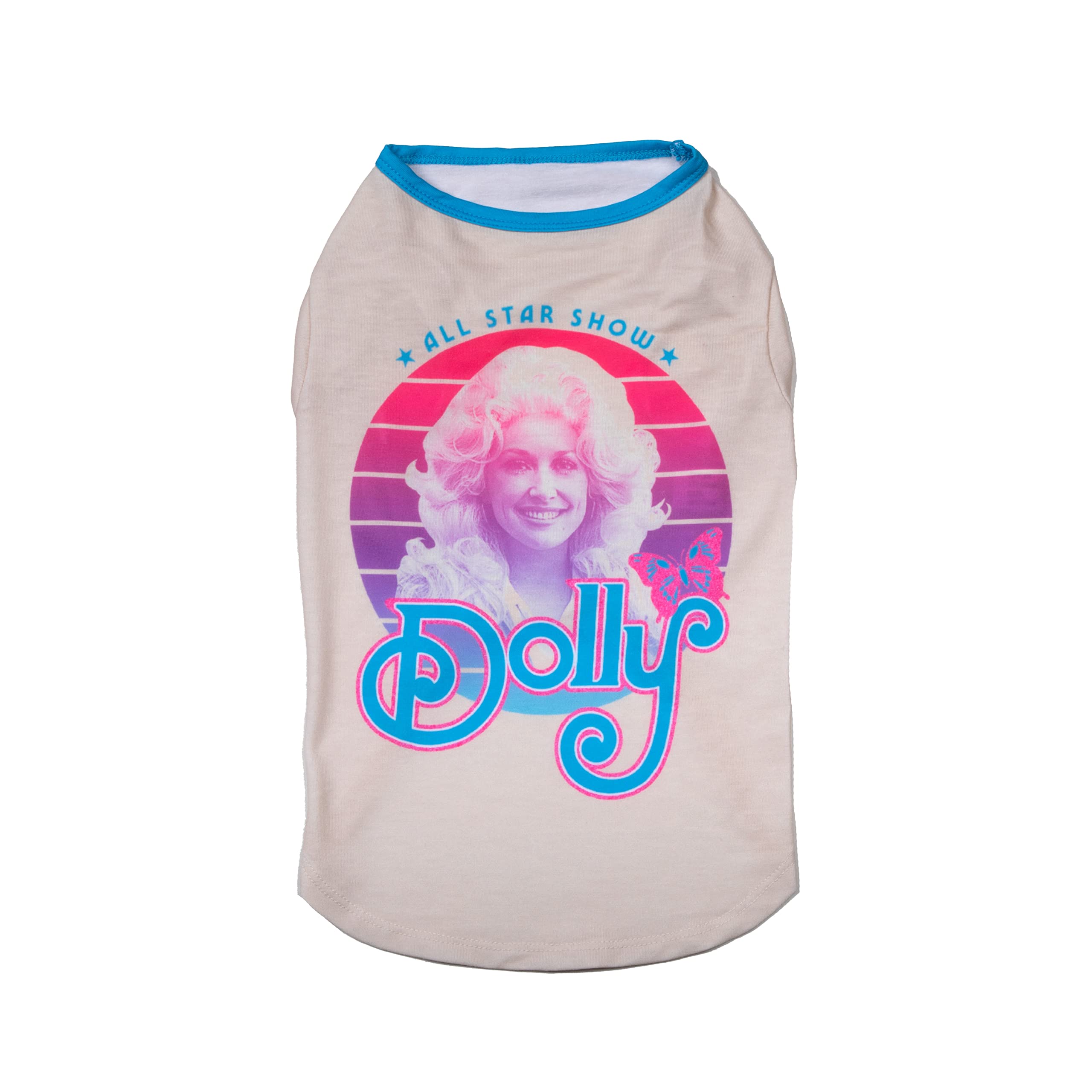 Doggy Parton All Star Show Vintage Style Shirt For Pets - S, White (22120722)