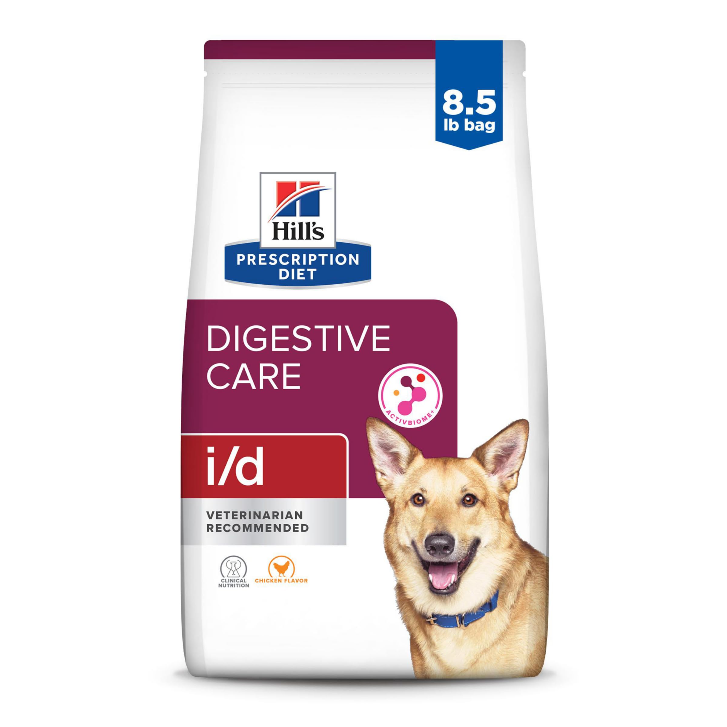 Hills Prescription Diet i/d Digestive Care Chicken Flavor Dry Dog Food, Veterinary Diet, 8.5 lb. Bag
