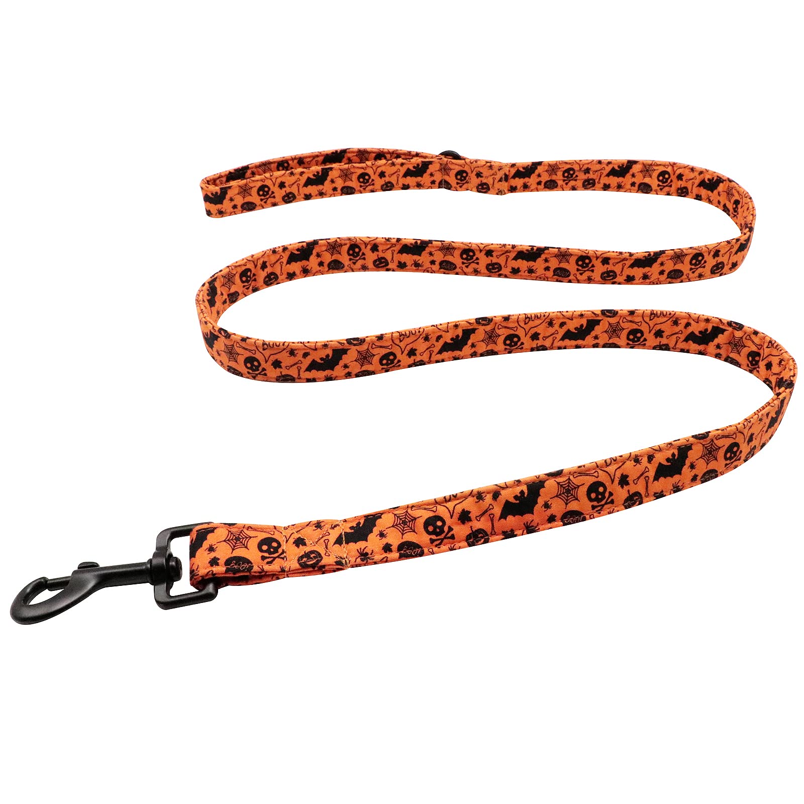 Lionet Paws Dog Leash For Small Medium Dog, Orange, 1In X 5Ft
