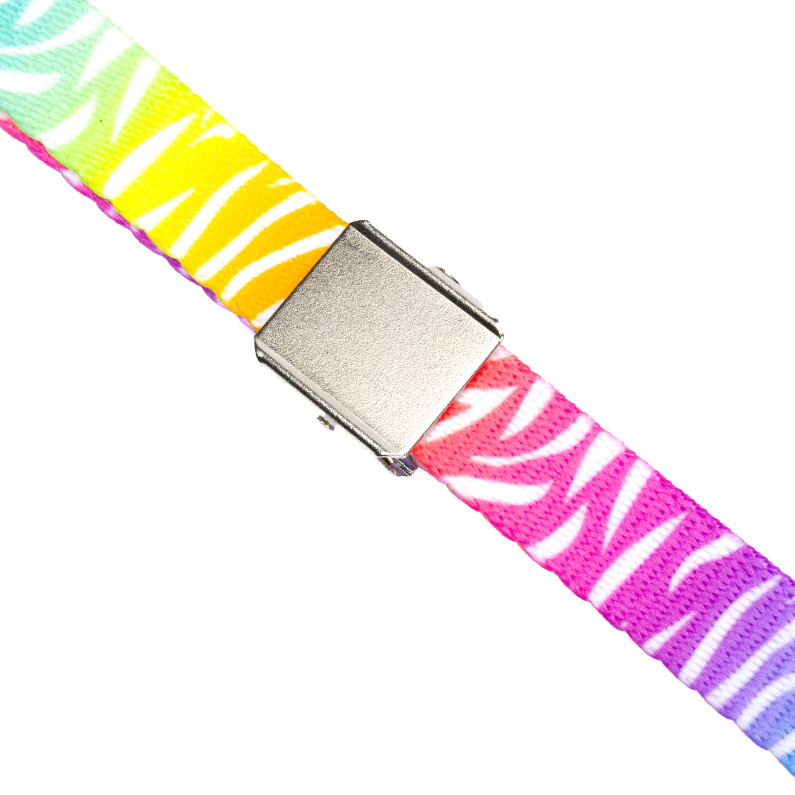 Country Brook Petz - Fashion Zebra Spring Loaded Grooming Loop Featuring Unique Designs For Any Style (5/8 Inch Wide, 16.5 Inch)