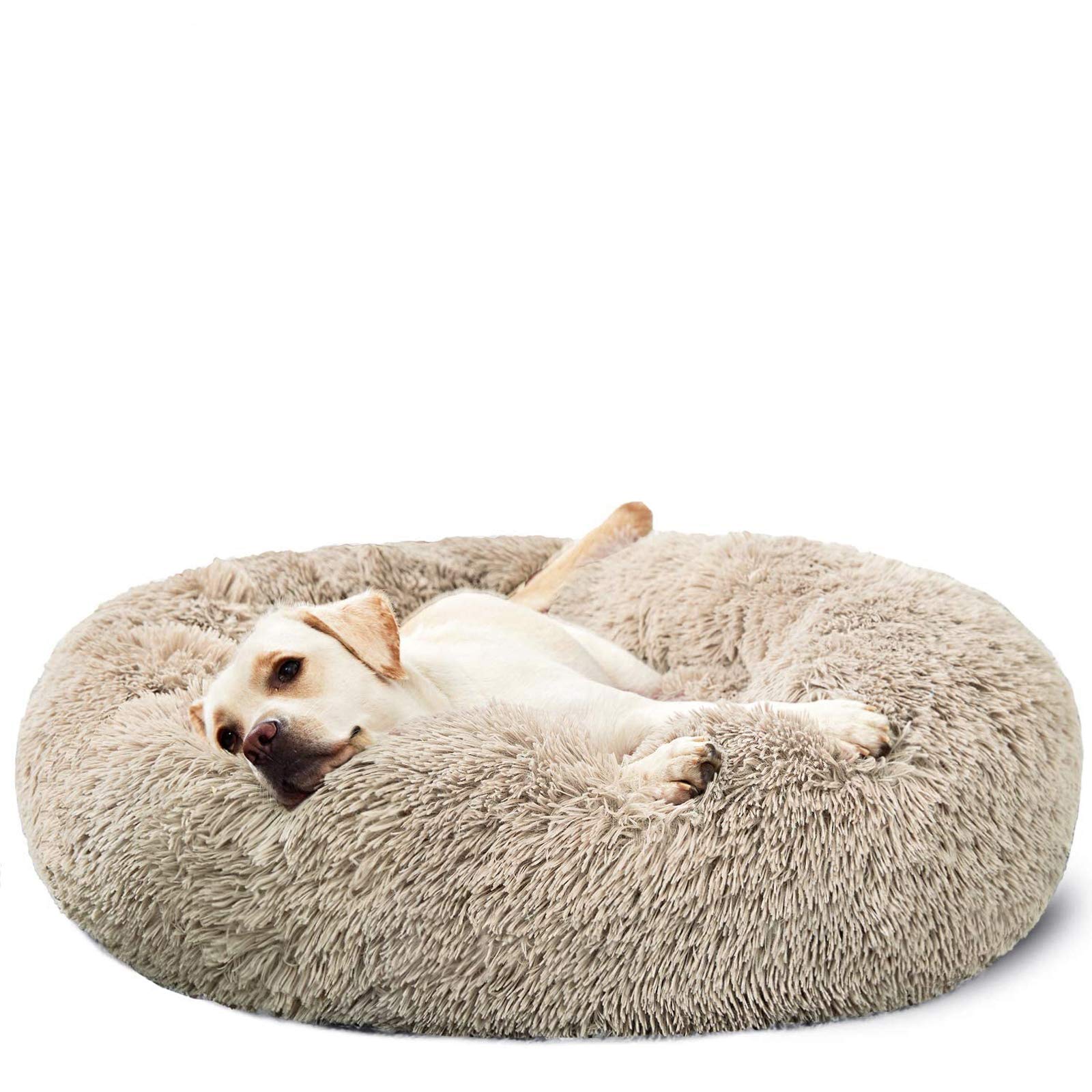 Hachikitty Dog Beds Calming Donut Cuddler, Puppy Dog Beds Large Dogs, Indoor Dog Calming Beds Large,30 ' '