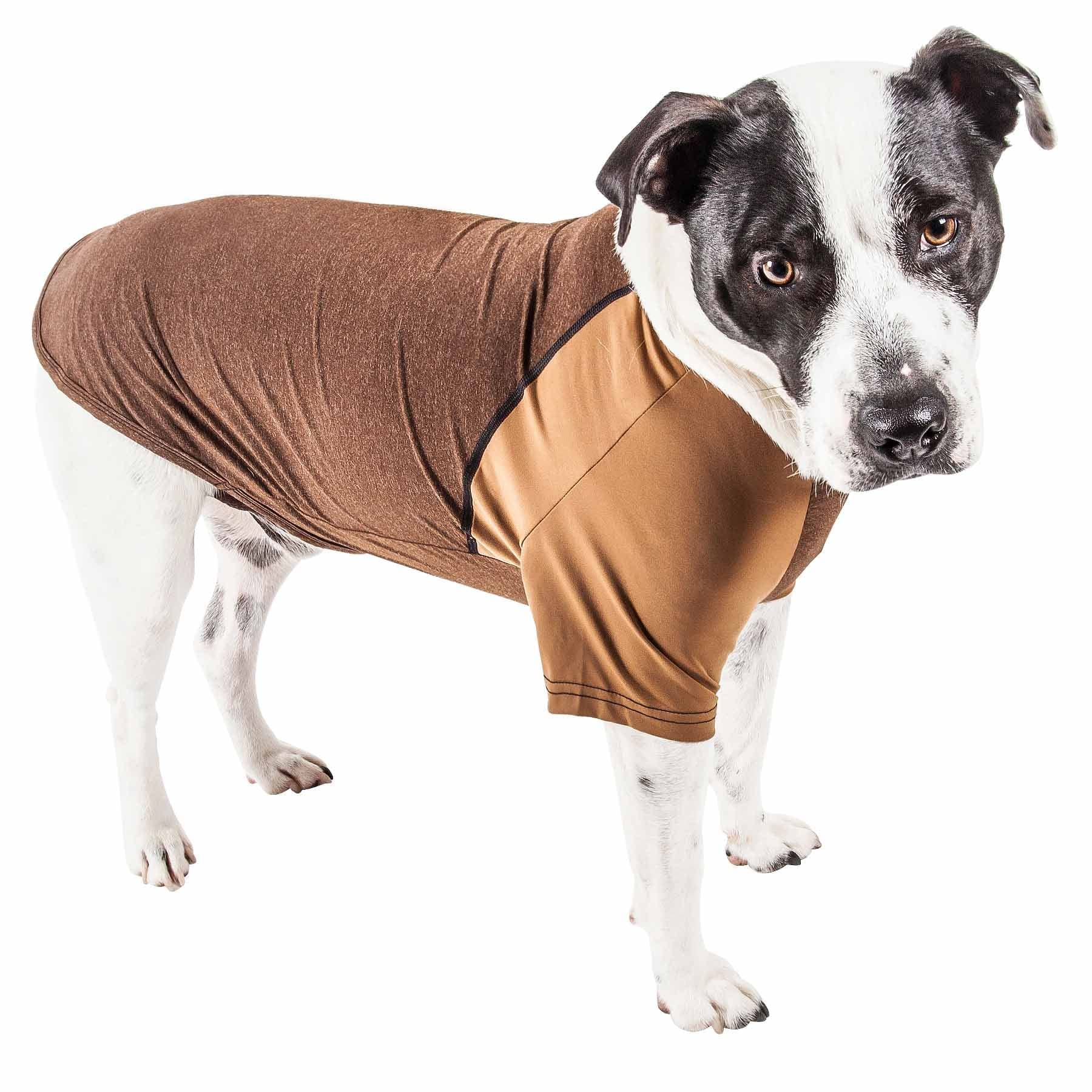 Pet Life  Active 'Hybreed' 4-Way Stretch Two-Toned Performance Dog T-Shirt