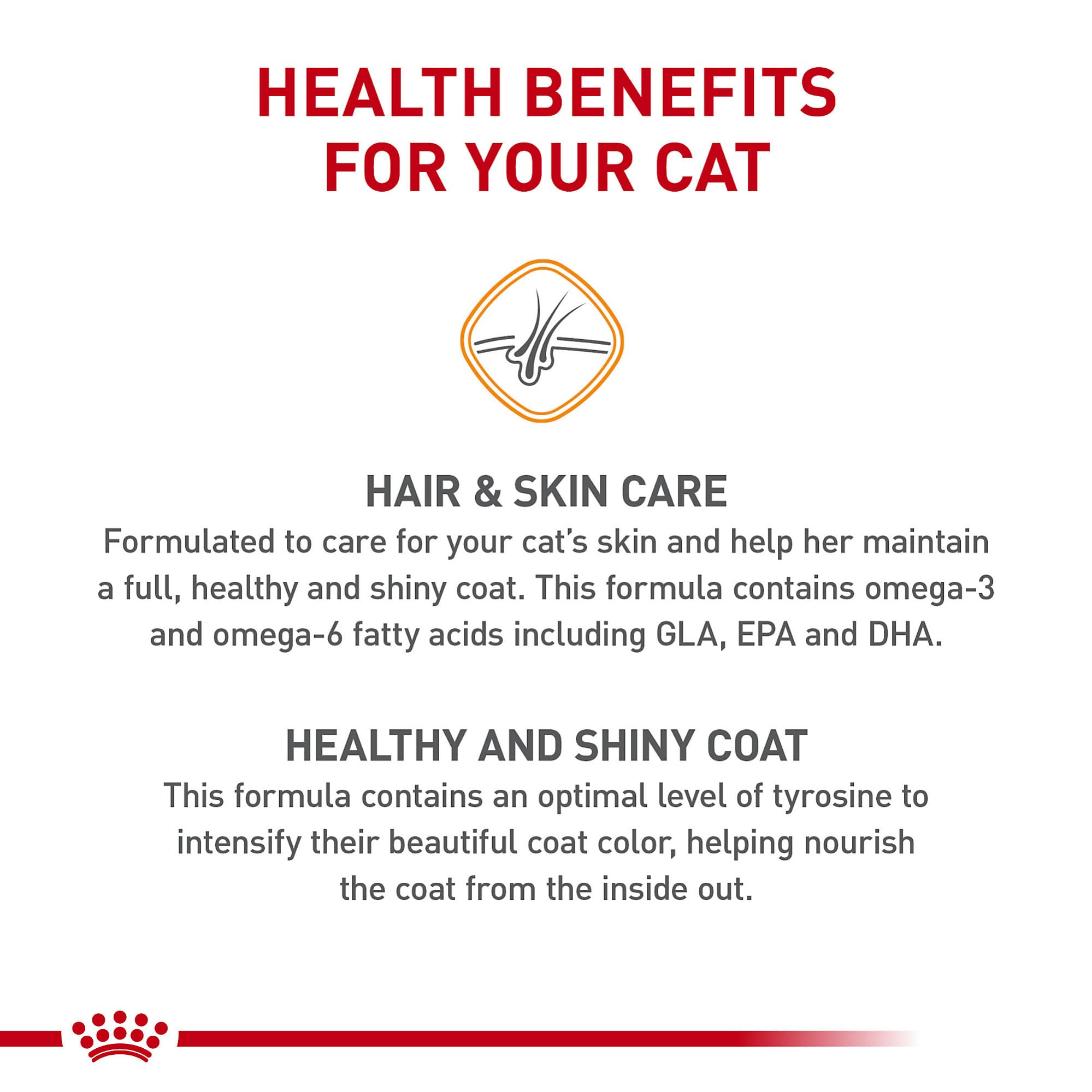 Royal Canin Hair & Skin Care Dry Cat Food, 6 lb bag