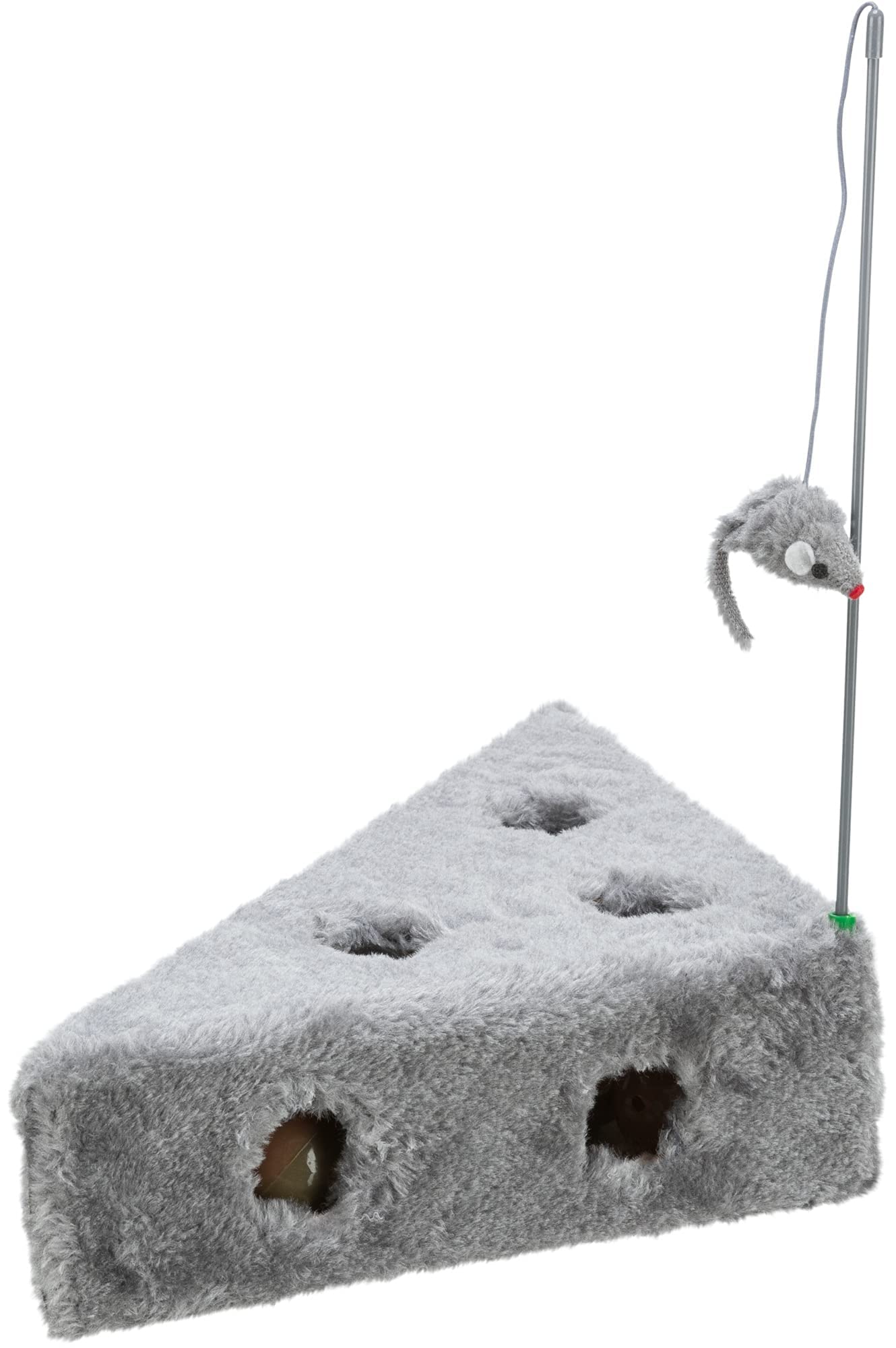 Trixie CatS Cheese Toy Interactive Cat Toy Stimulates Minds, Enhances Skills & Promotes Positive Chew Behaviour Comes With A Pol