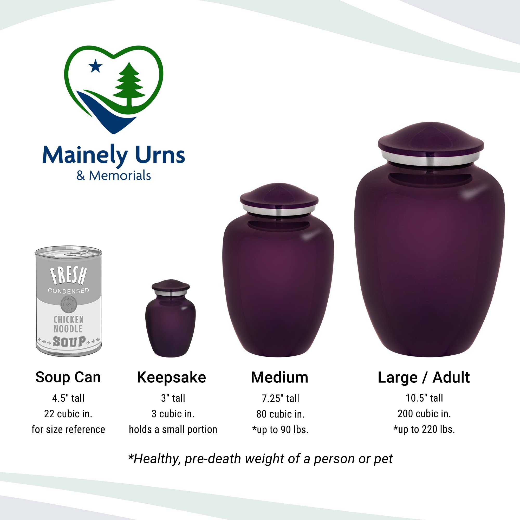 Mainely Urns Homage Medium Custom Engraved Dog Paw Cremation Urn For Pet Ashes - Vase Style Pet Urn - 80 Cubic Inch Capacity - P