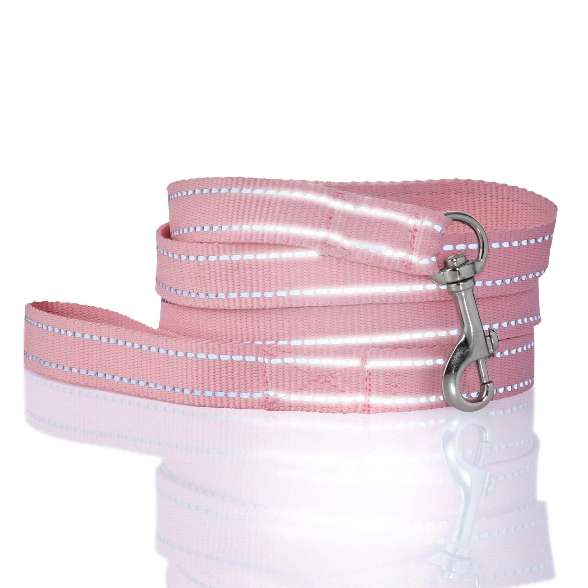 Pet Passion Reflective Durable Dog Leash 7 Ft. For All Pet Breeds, Pink, One Size