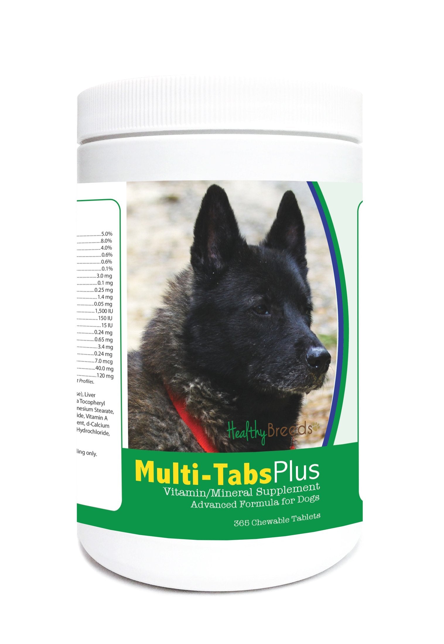Healthy Breeds Norwegian Elkhound Multi-Tabs Plus Chewable Tablets 365 Count