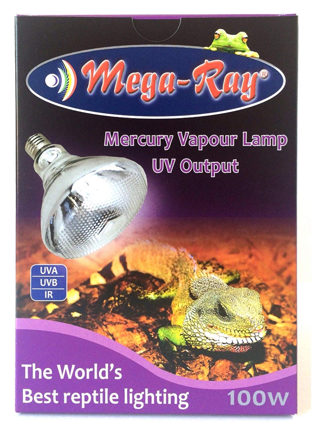 Mega-Ray Mercury Vapor Bulb (100, Watts)