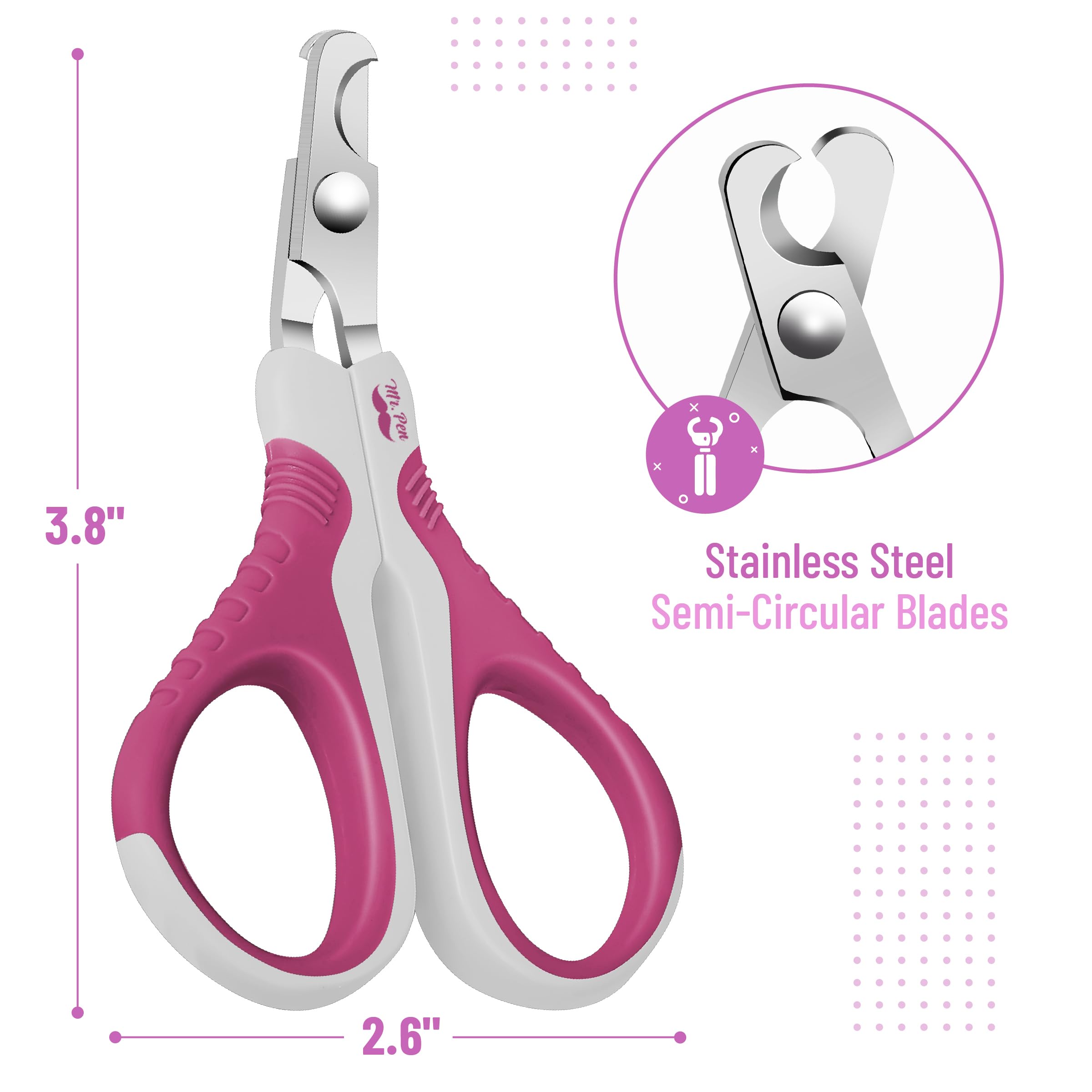 Mr. Pen- Cat Nail Clipper, Violet, Cat Nail Trimmer, Cat Nail Clippers, Cat Claw Clippers, Cat Clippers For Nails, Pet Nail Clippers, Kitten Nail Clipper, Small Dog Nail Clipper Cat Claw Trimmer