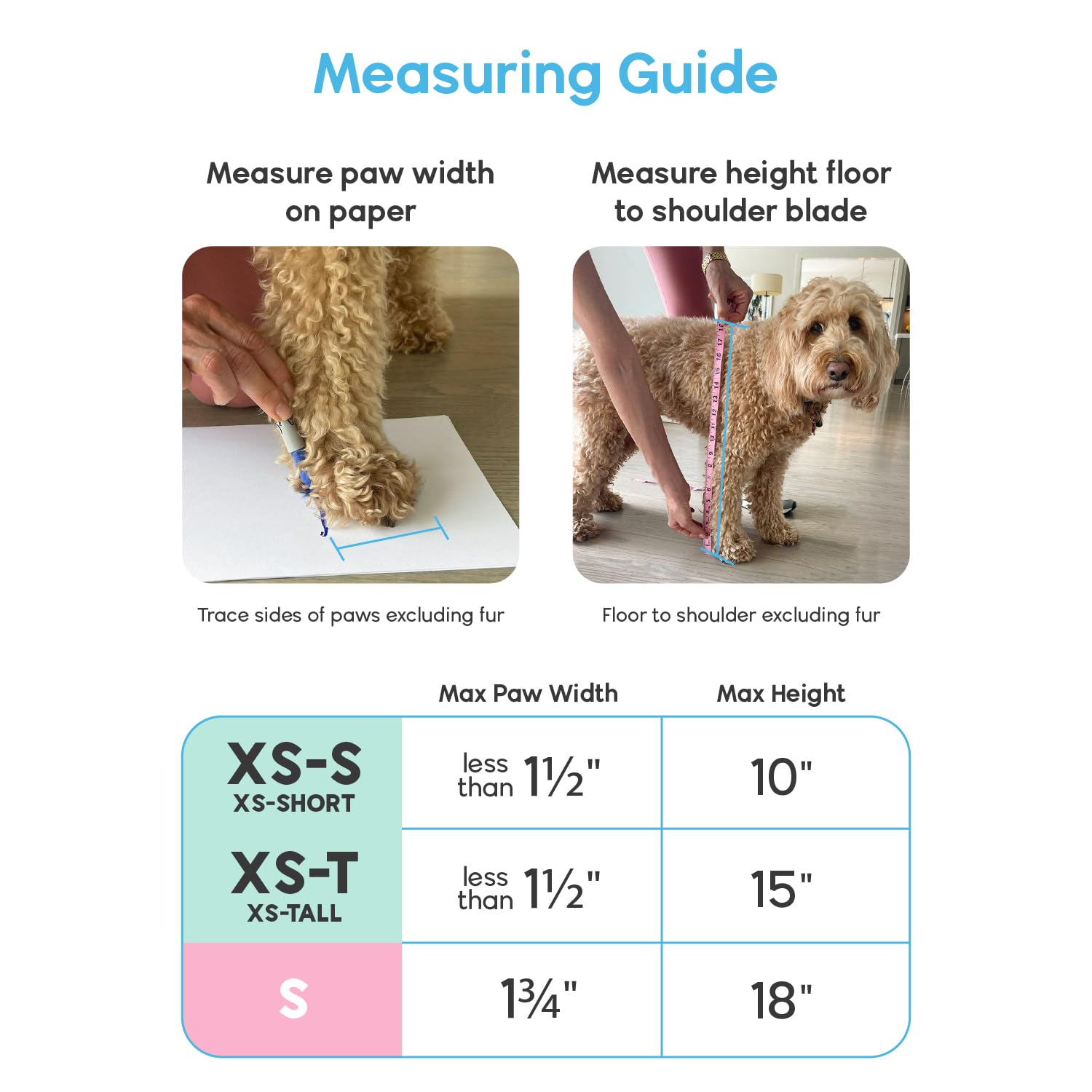 Walkee Paws Deluxe Easy-On, Dog Suspender Boot Leggings, Waterproof Booties For Small Dogs And Medium Sized Dogs, Protect Paws From Rain, Snow, Slush, And Snow Melt (Black, Xs Short)