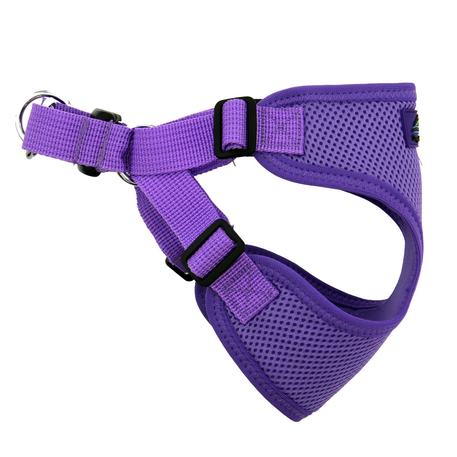 Doggie Design Dog Harness - No Choke Dog Harness, Dog Vest, Mesh Polyester, Pet Harness, Simple Step In And Go Design, Harness For Dog - Paisley Purple - M