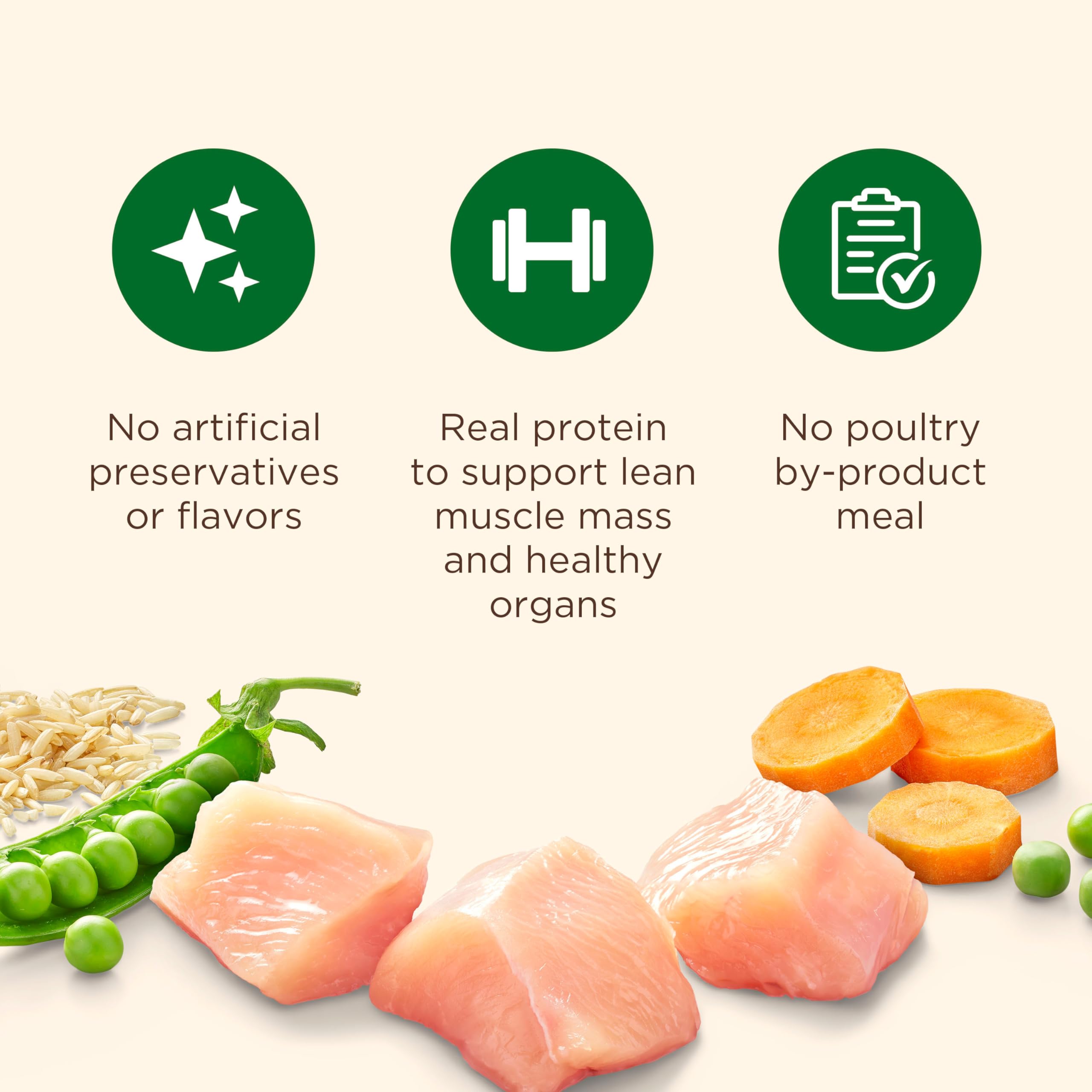 Nutrish Real Chicken & Veggies Recipe Whole Health Blend Dry Dog Food, 28 lb. Bag, Packaging May Vary (Rachael Ray)