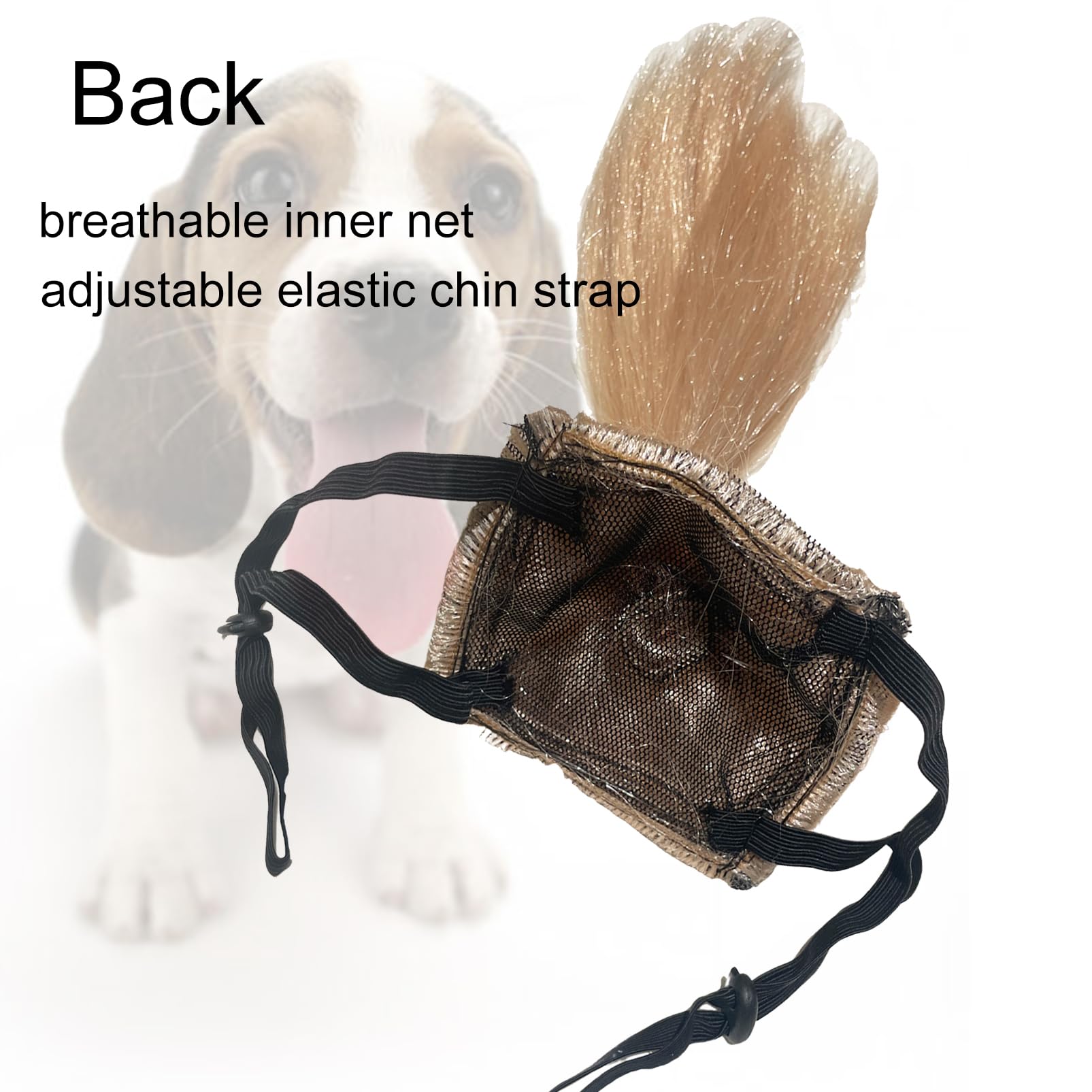 Kediciz Funny Dog Wig Pet Costumes, Cat Costume Synthetic Hairpiece Cosplay Wigs, Headwear For Halloween Christmas Festivals Par