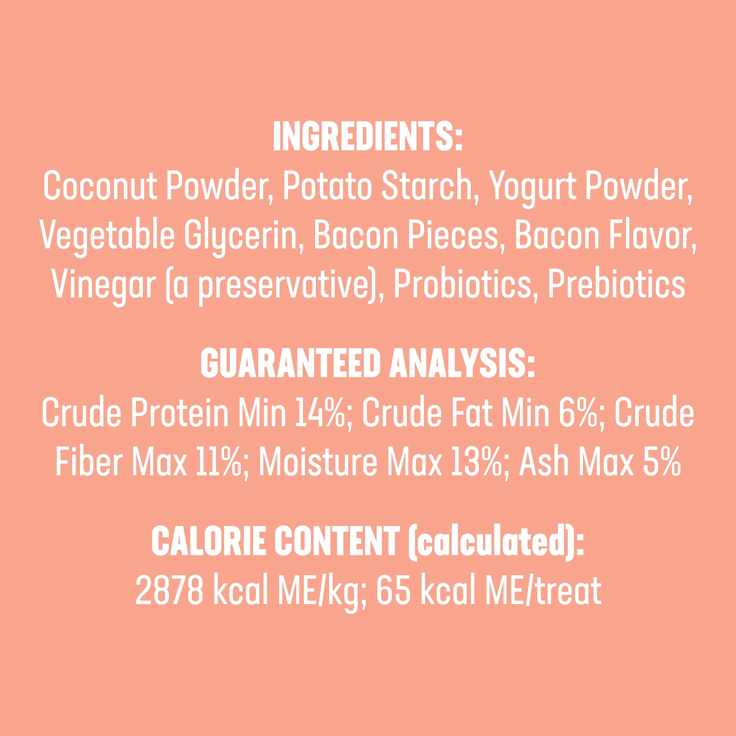 Himalayan Dog Chew Yogurt Sticks, Bacon Flavored, Dog Treats With Prebiotics, Probiotics & Protein, Digestive Support, Lactose &